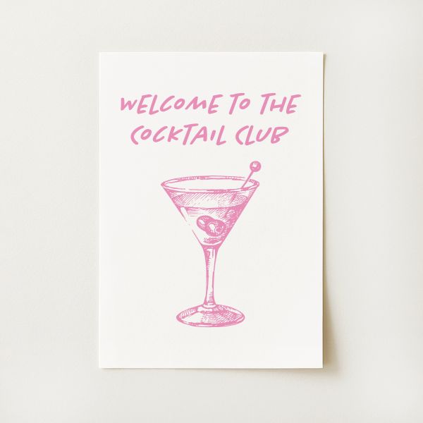 Cocktail Club Print