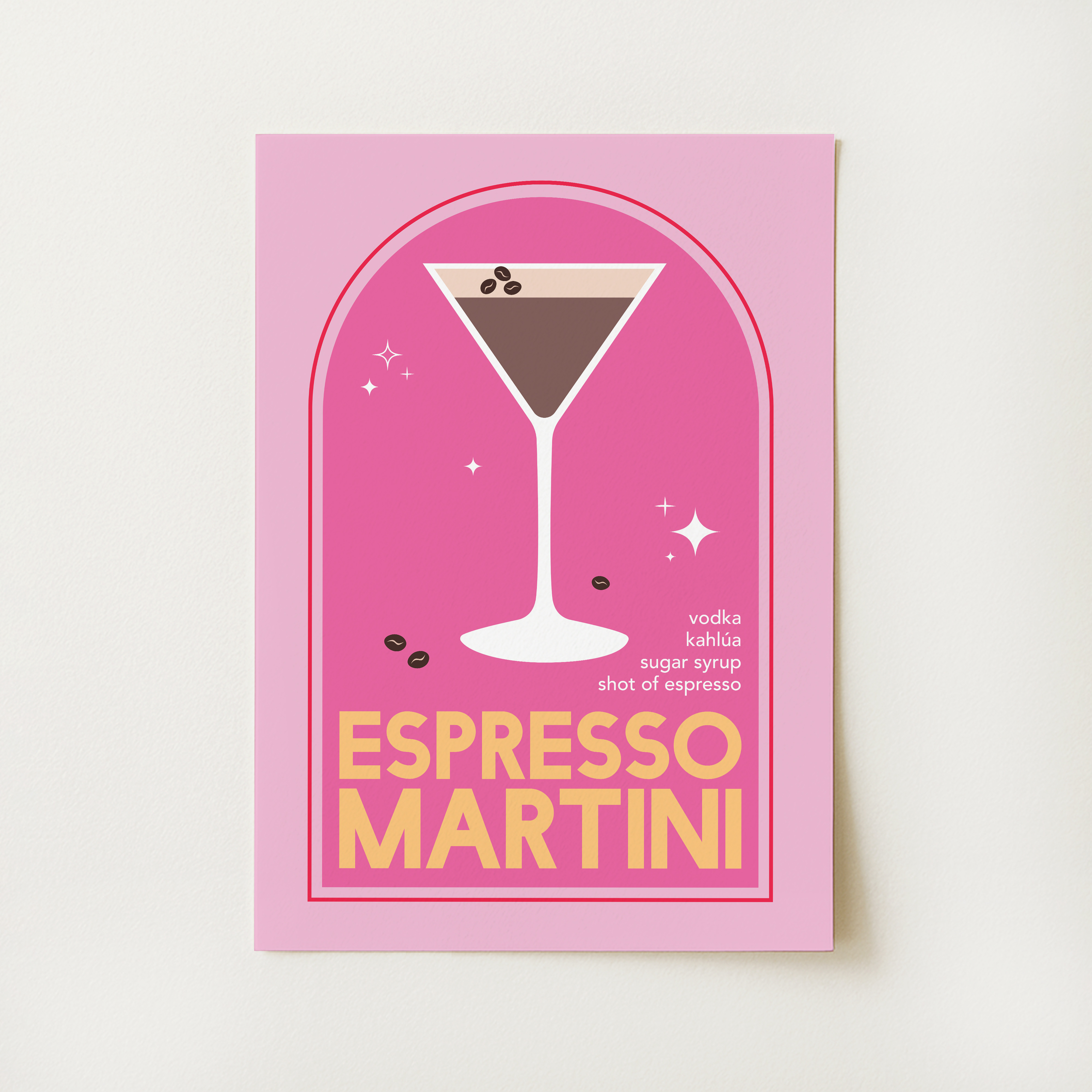 Espresso Martini Cocktail Print