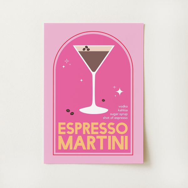 Espresso Martini Cocktail Print