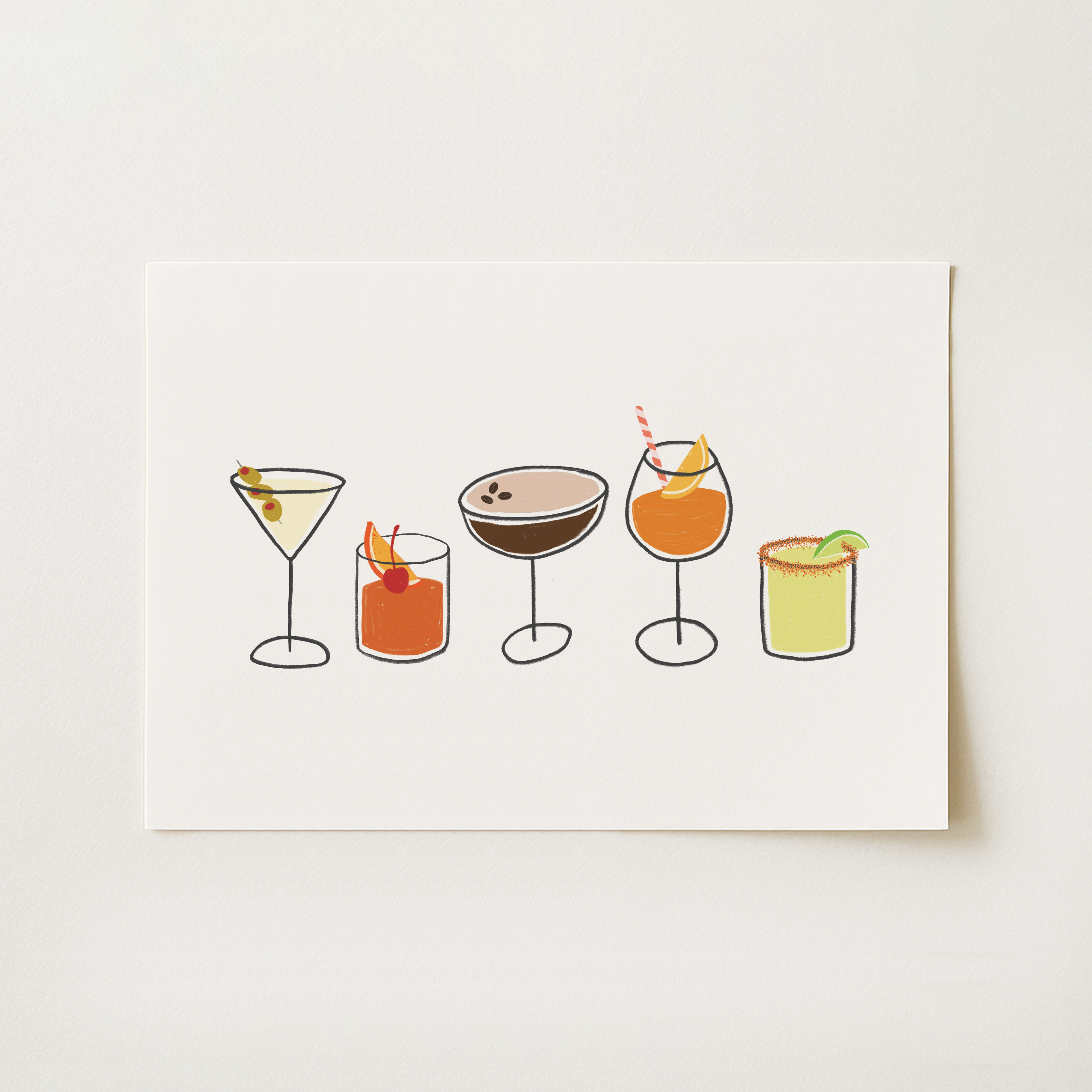 Cocktail Print
