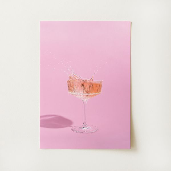 Pink Cocktail Print