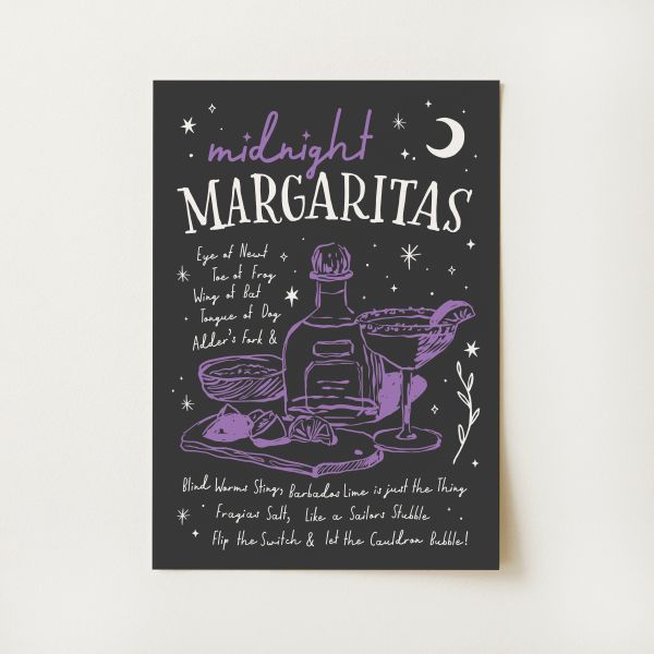 Midnight Margaritas Print