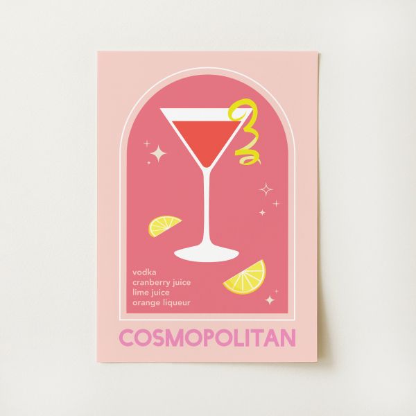 Cosmopolitan Cocktail Print