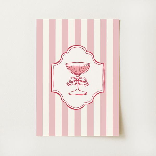 Coquette Cocktail Print