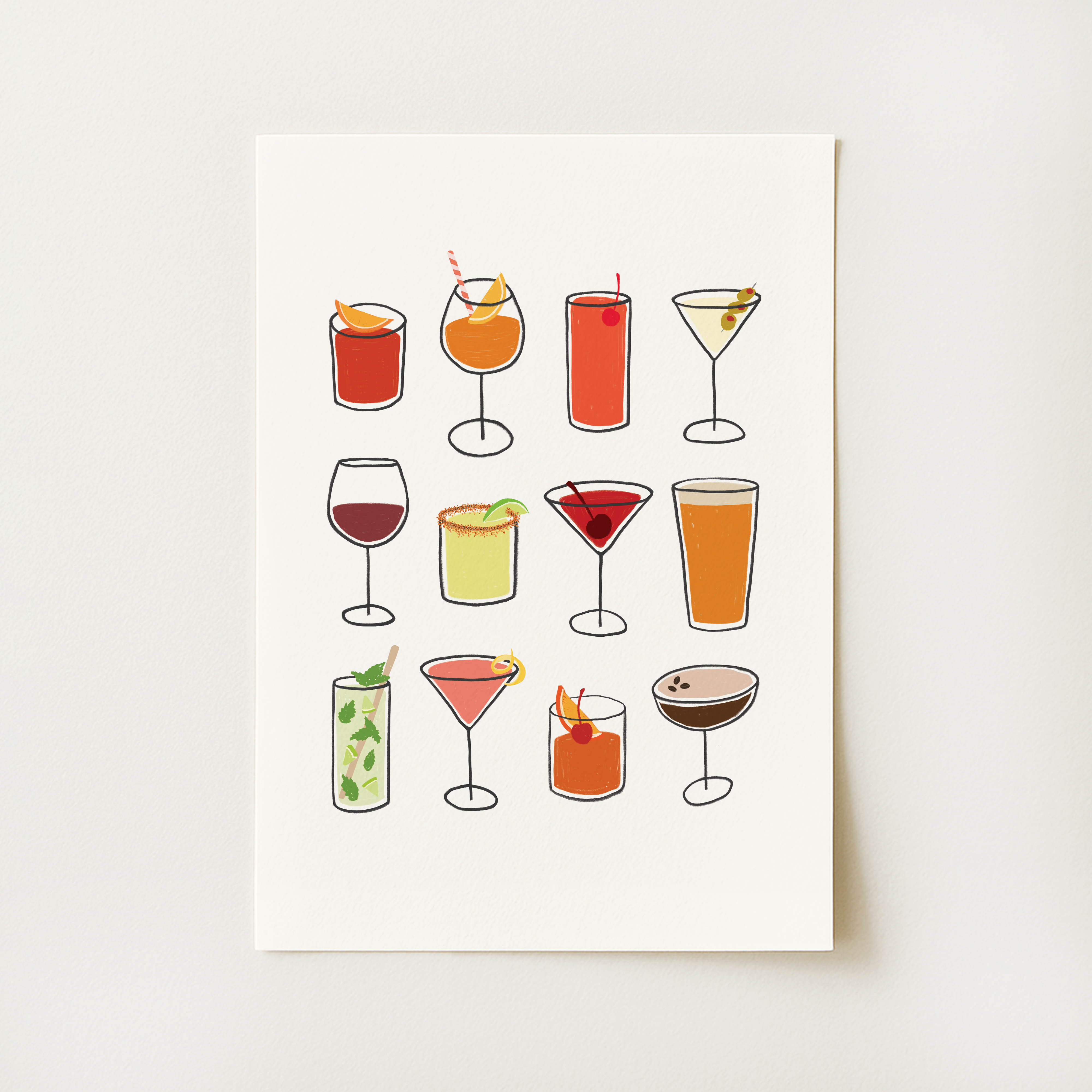 Cocktail Print