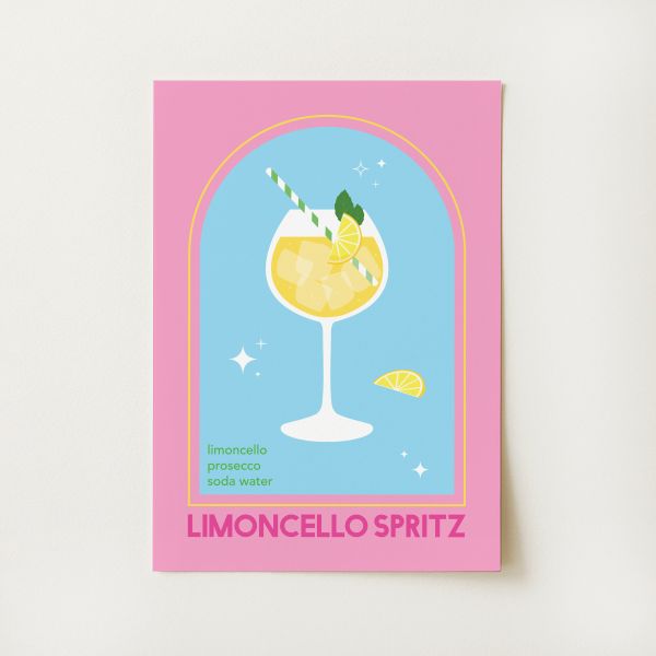 Limoncello Spritz Cocktail Print