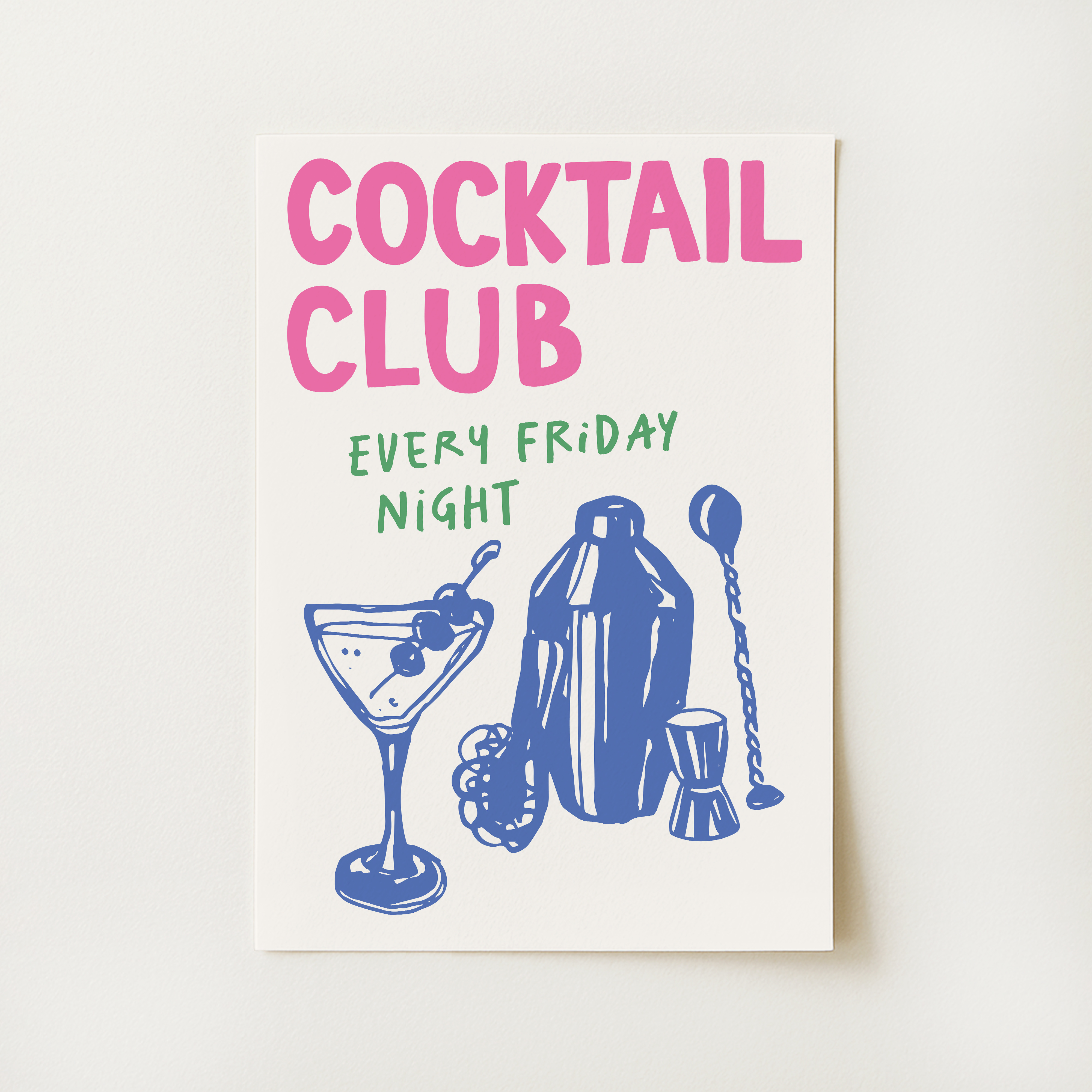 Cocktail Club Print