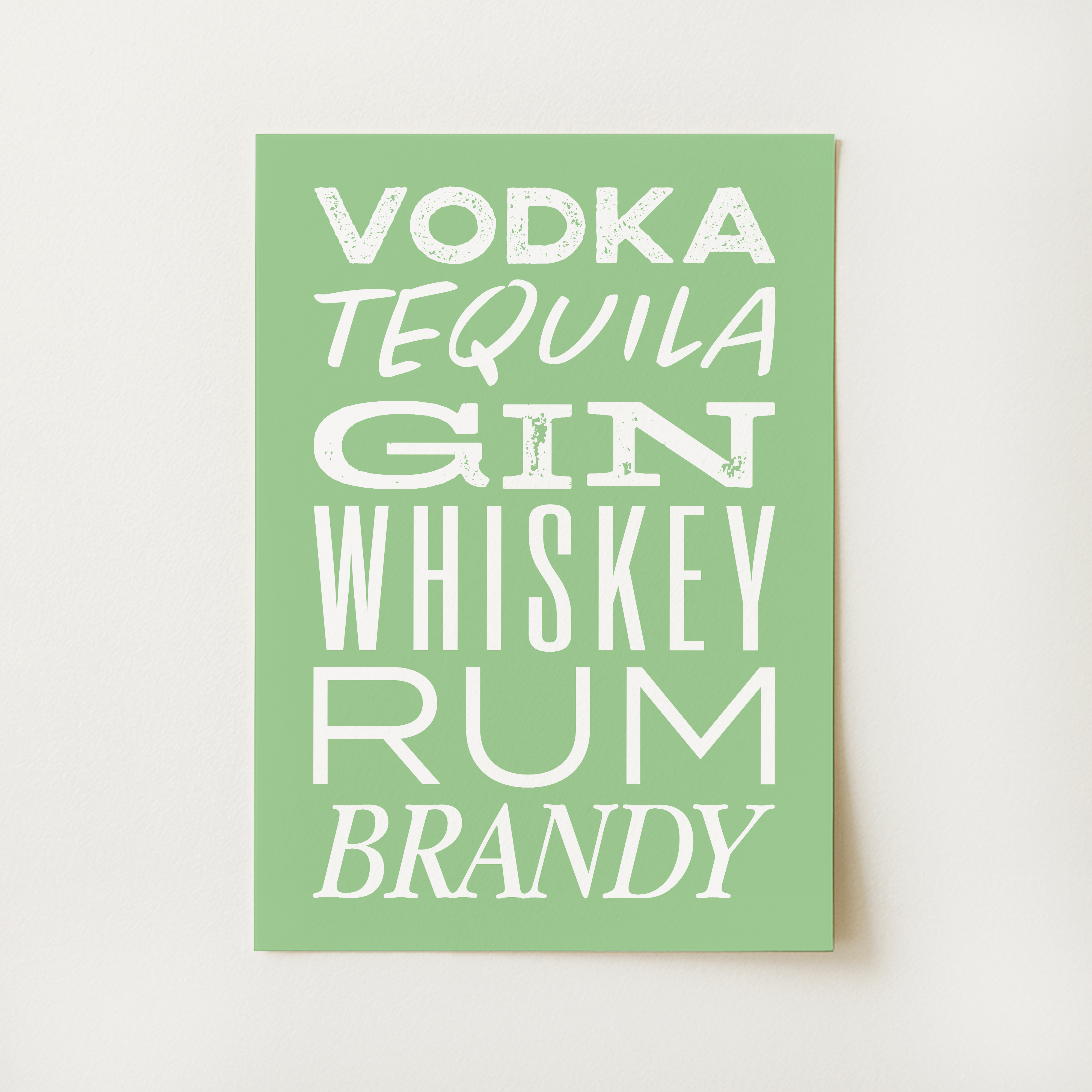 Trendy Bar Cart Print