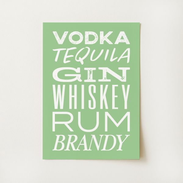 Trendy Bar Cart Print