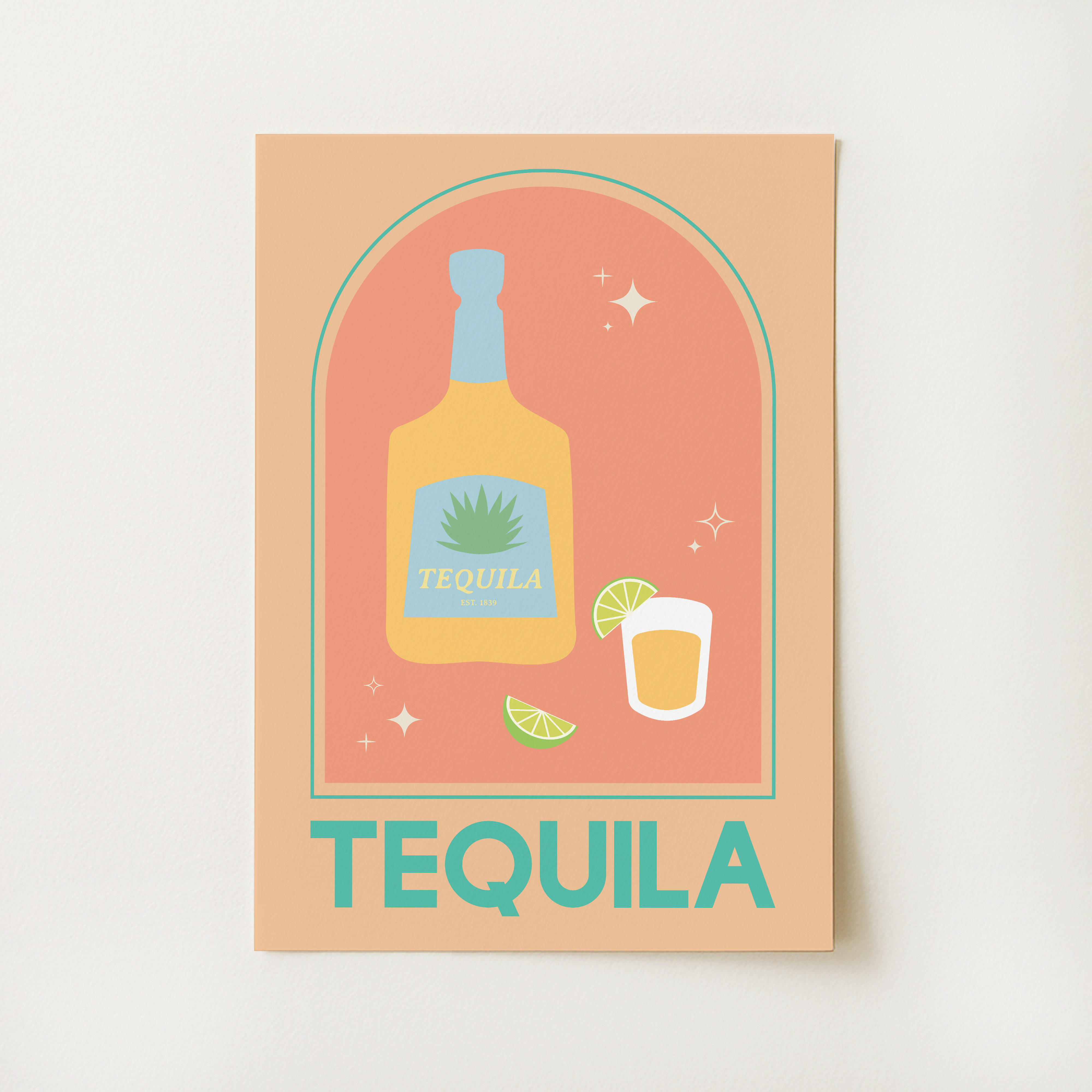 Tequila Cocktail Print
