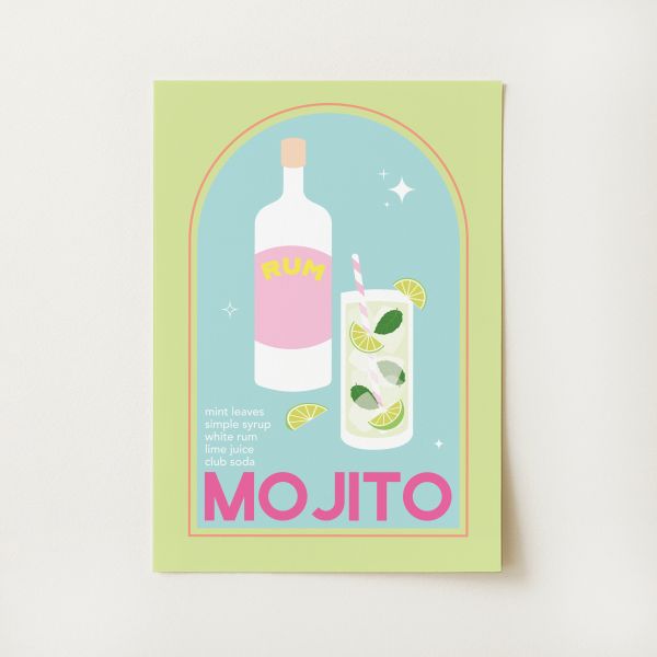 Mojito Cocktail Print