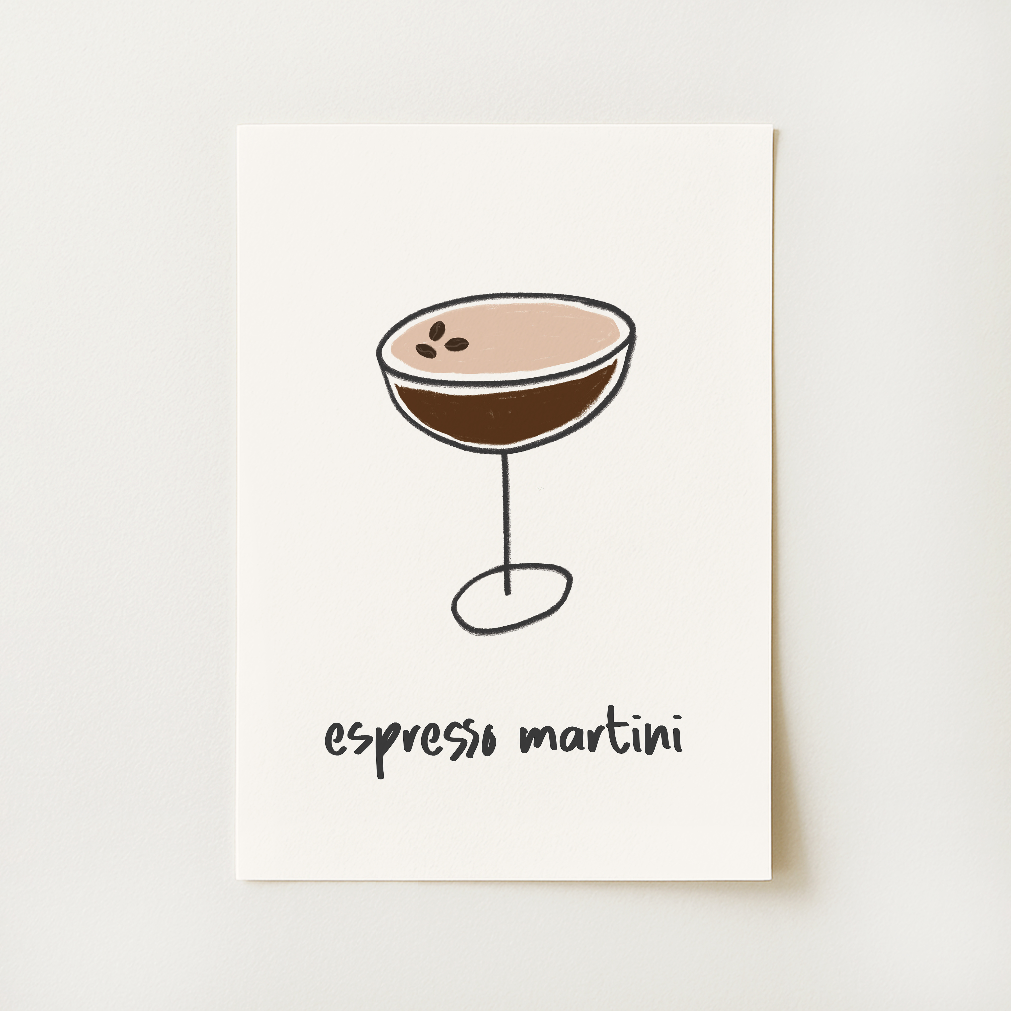 Espresso Martini Cocktail Print