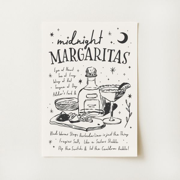 Midnight Margaritas Print