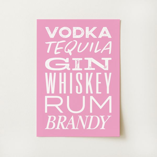 Trendy Bar Cart Print