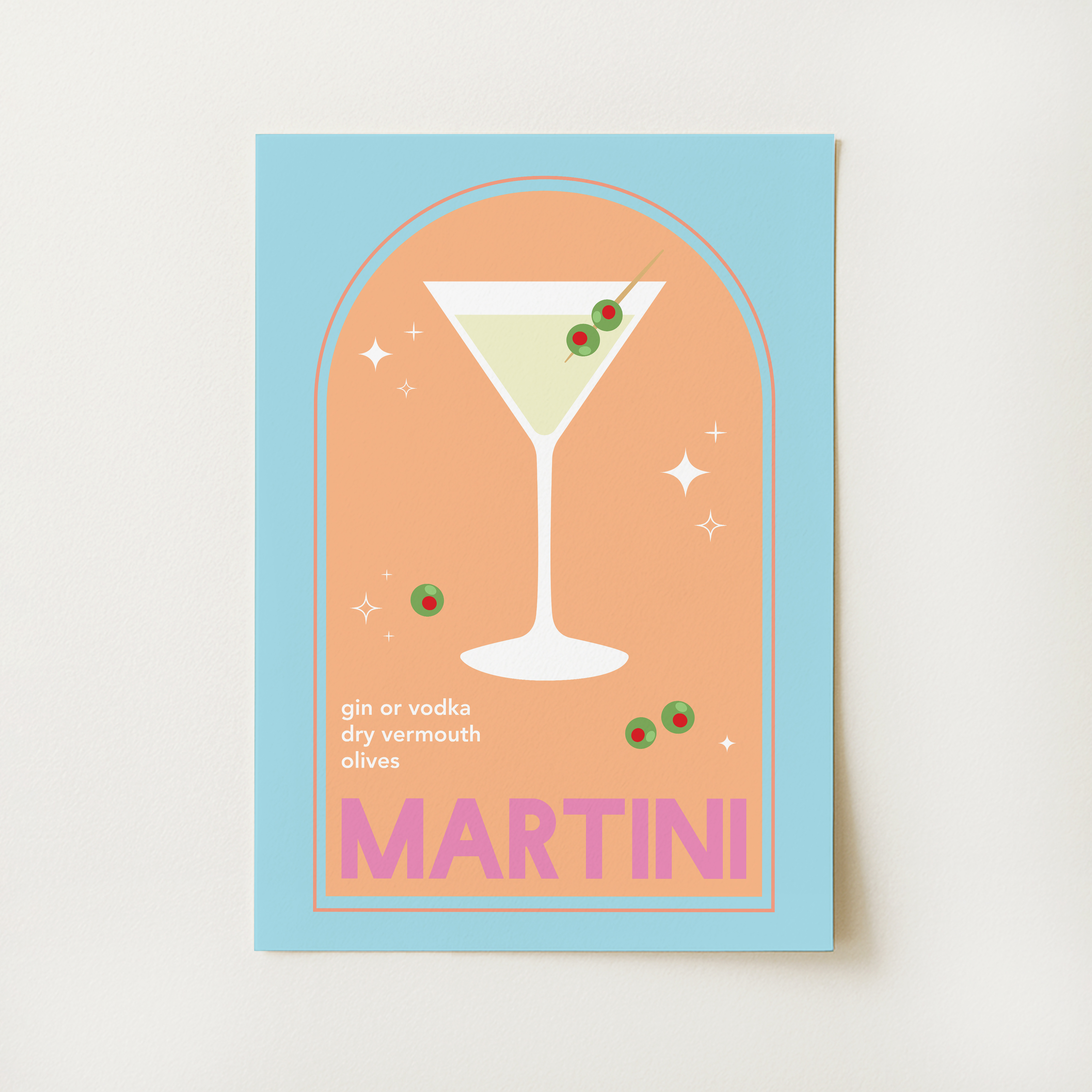Martini Cocktail Print