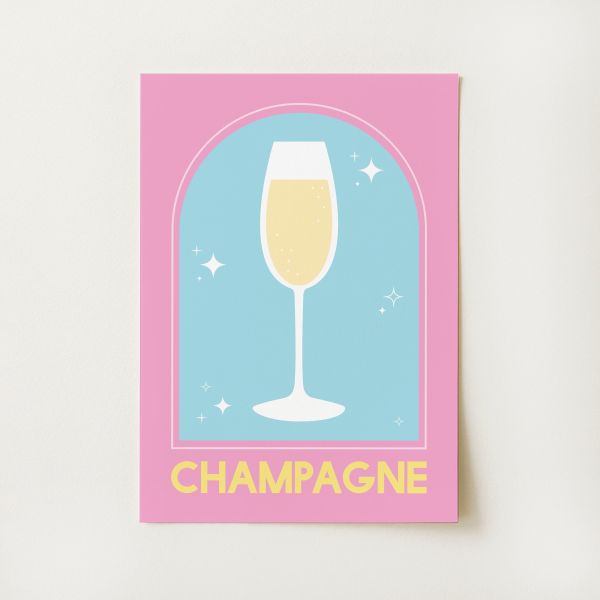 Champagne Cocktail Print