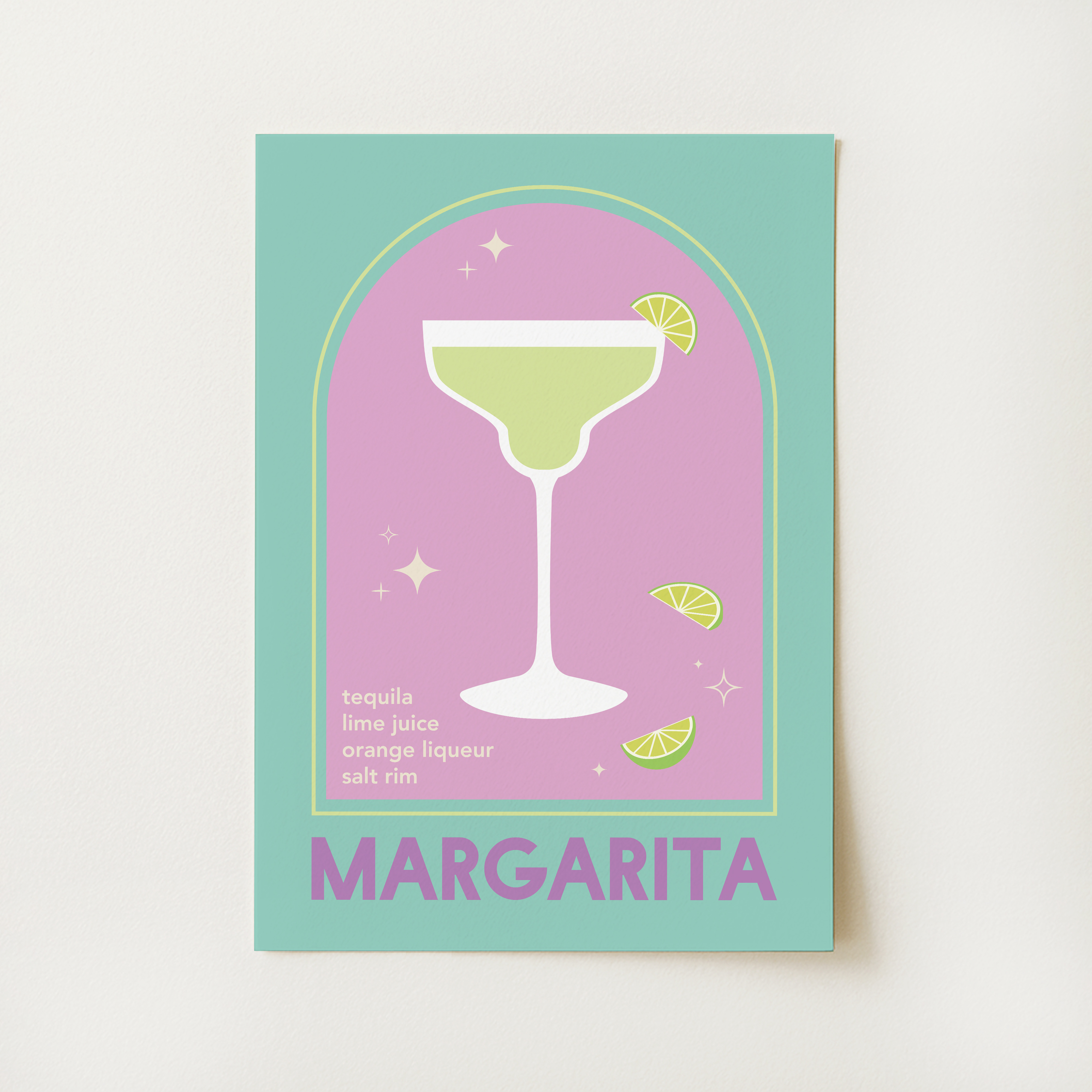 Margarita Cocktail Print