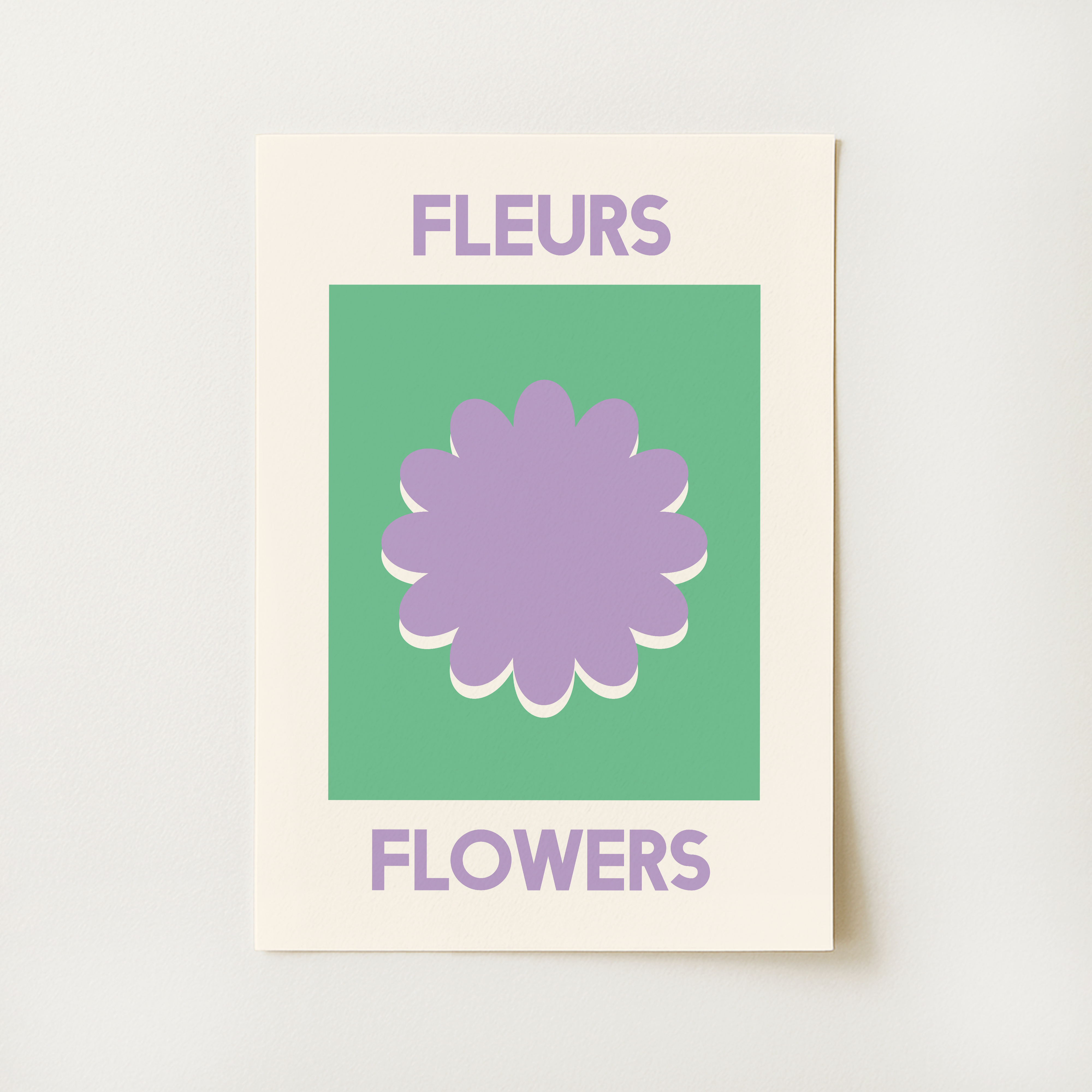 Fleurs Flowers Print