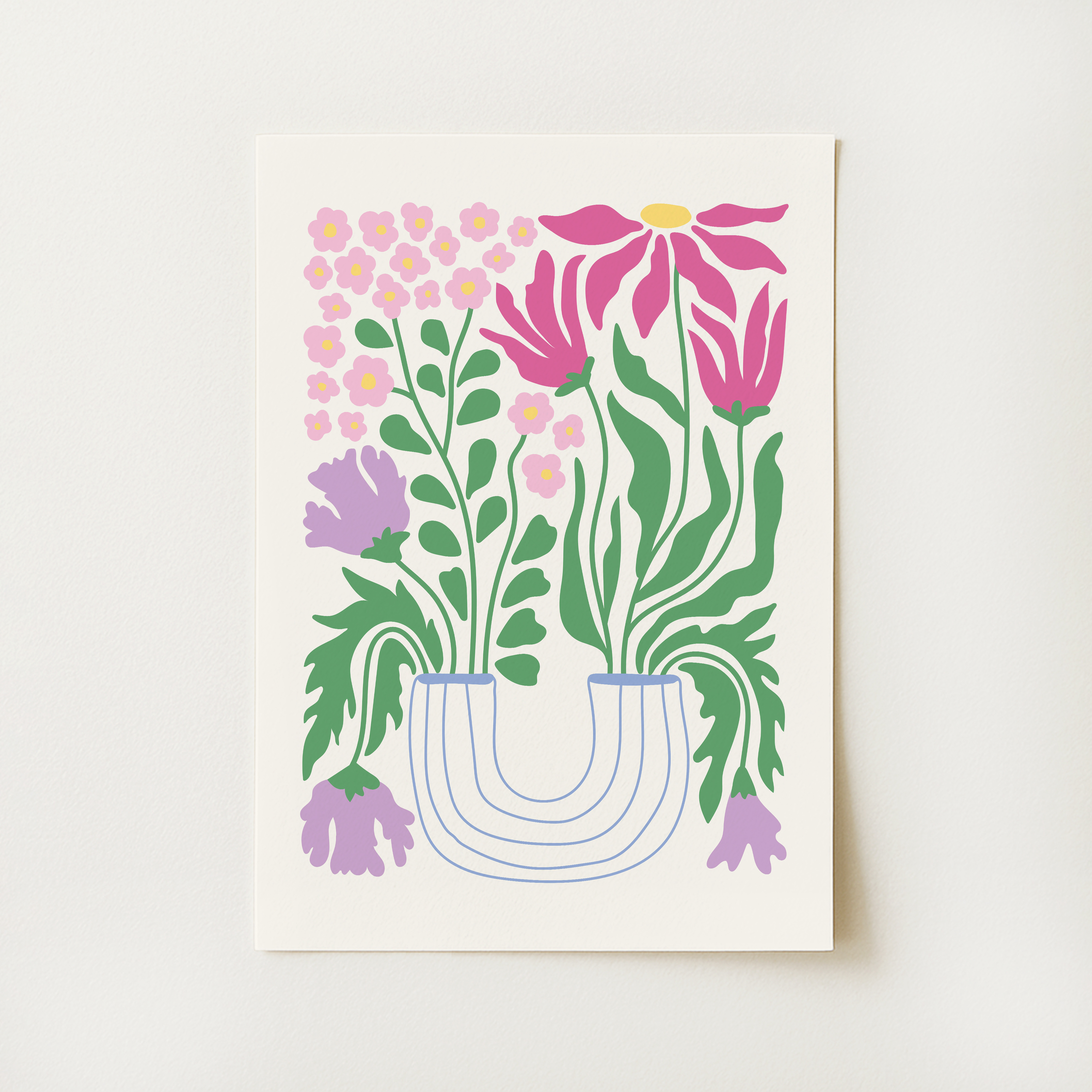Abstract Floral Print