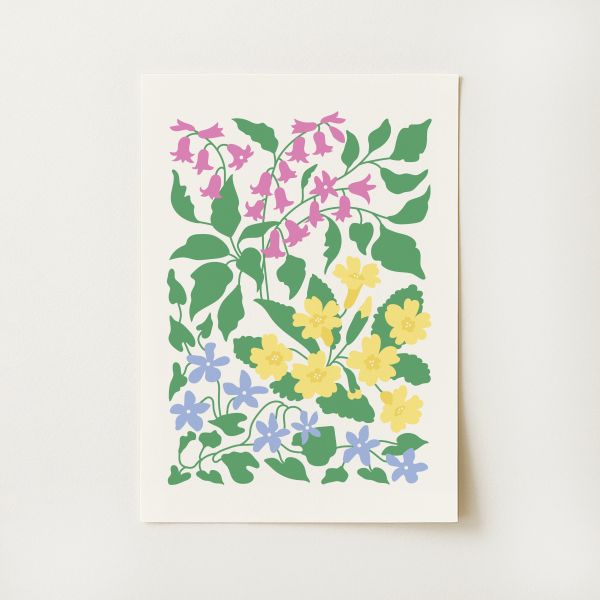 Abstract Floral Print