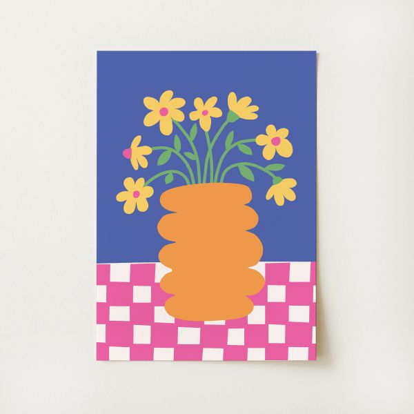 Abstract Floral Print