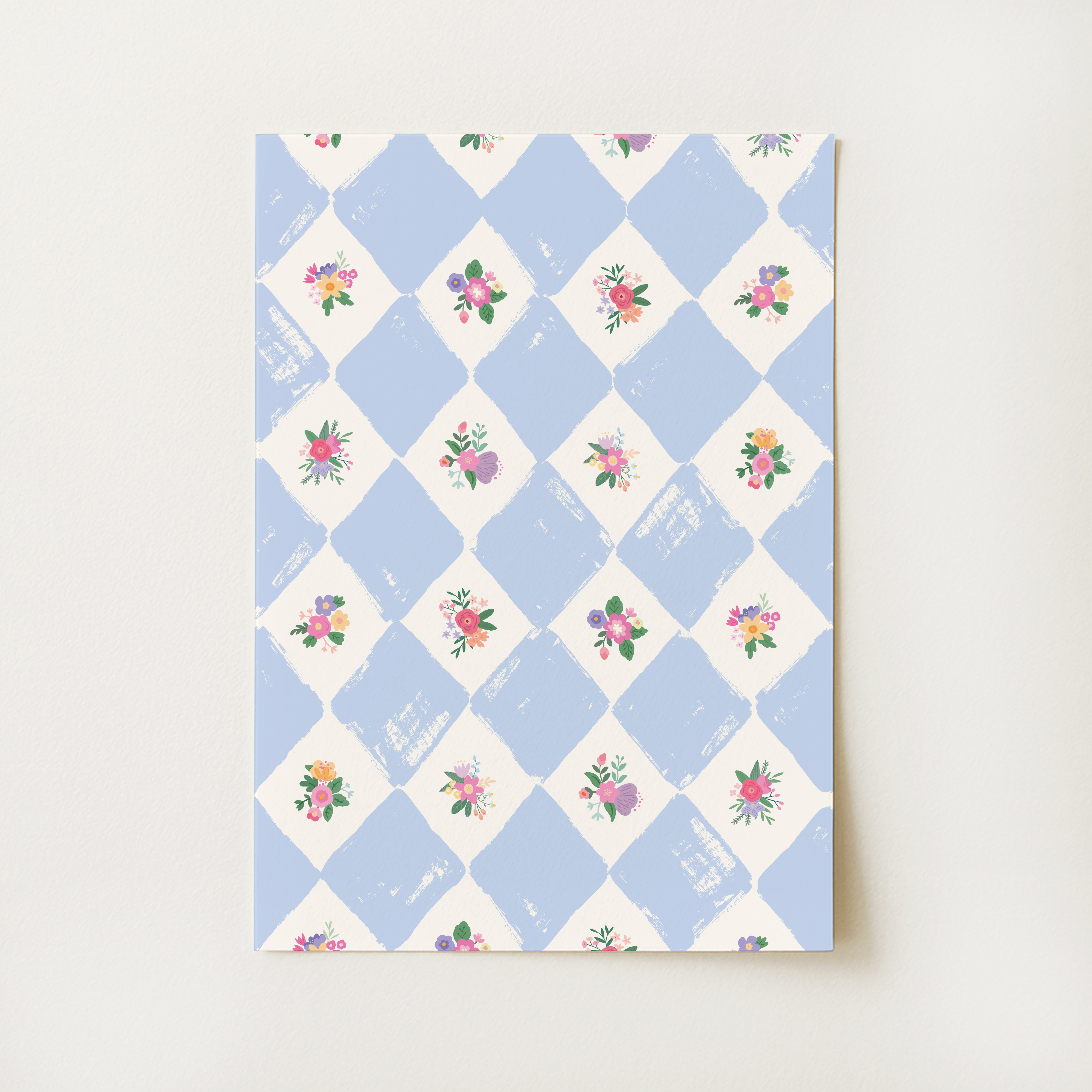 Vintage Floral Pattern Print
