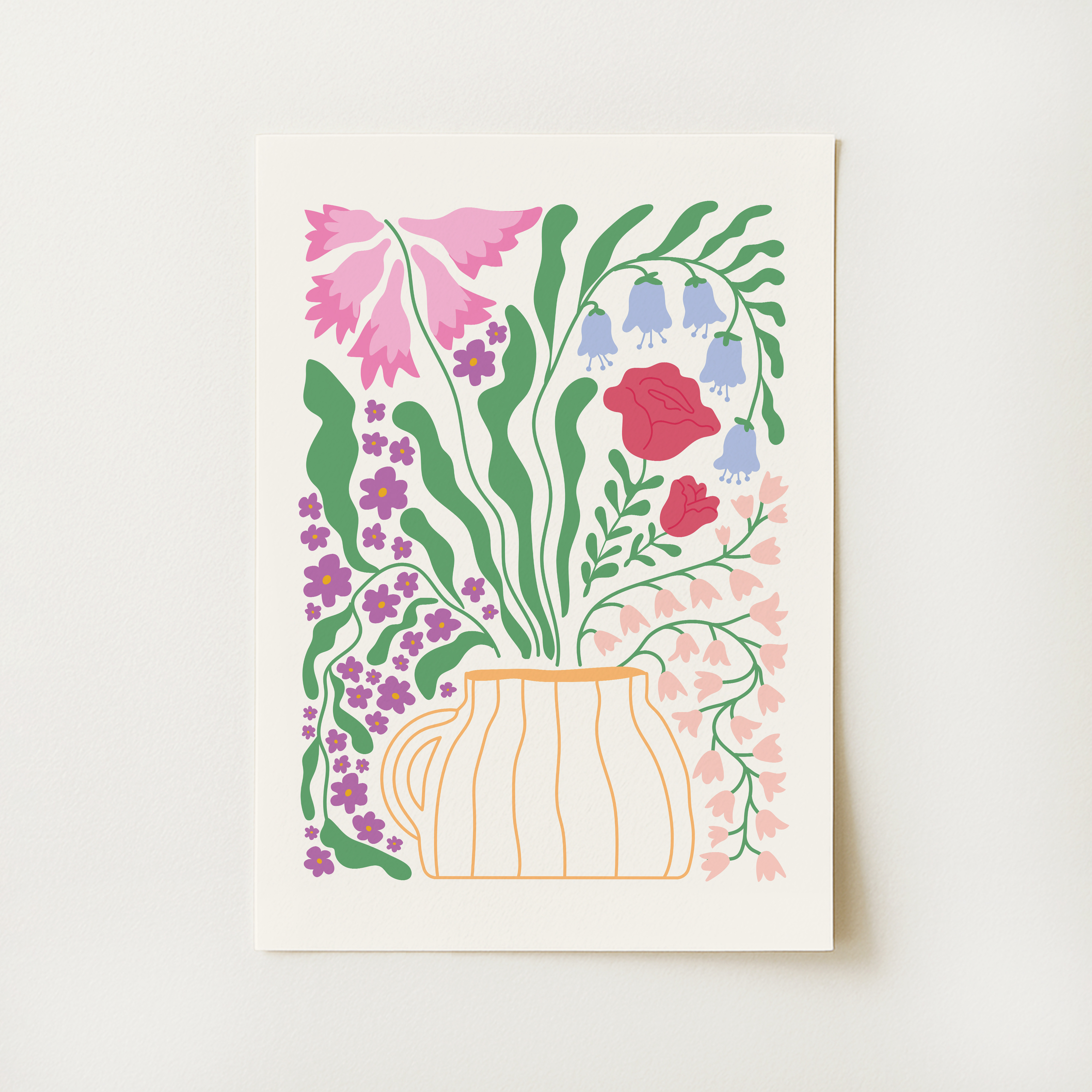 Abstract Floral Print
