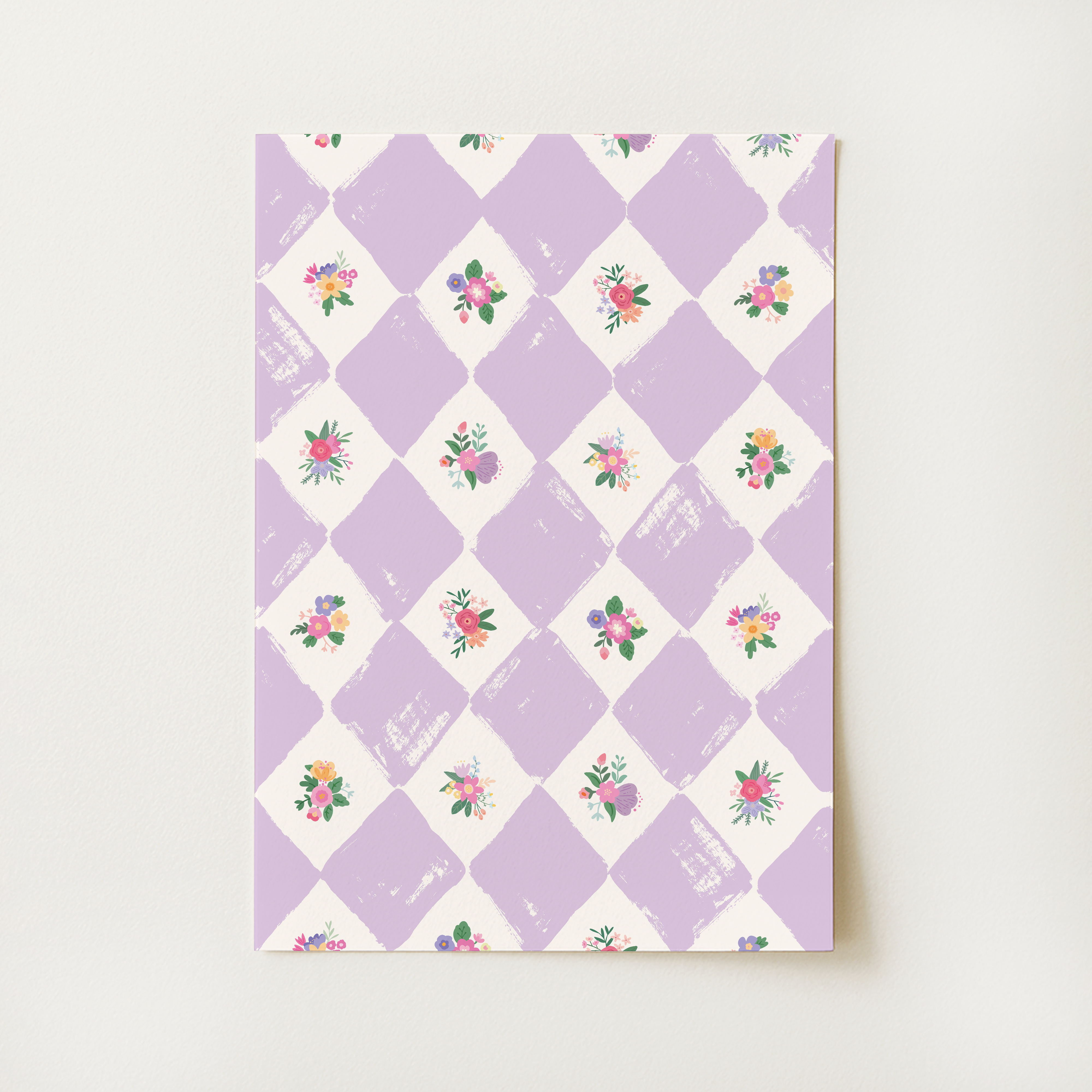 Vintage Floral Pattern Print