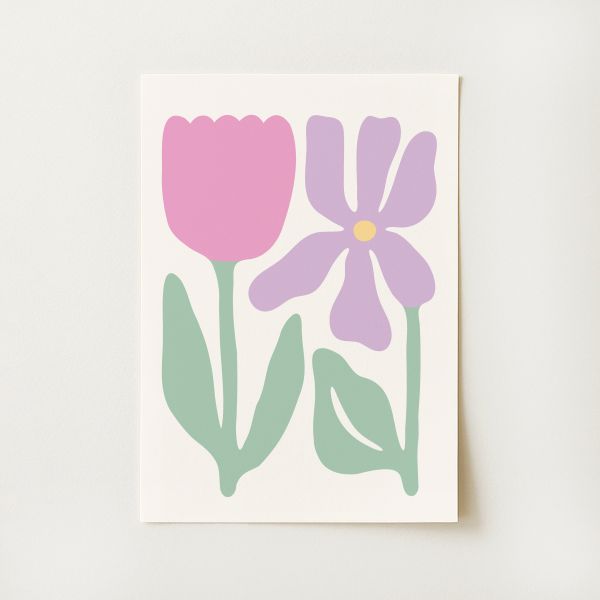 Abstract Floral Print
