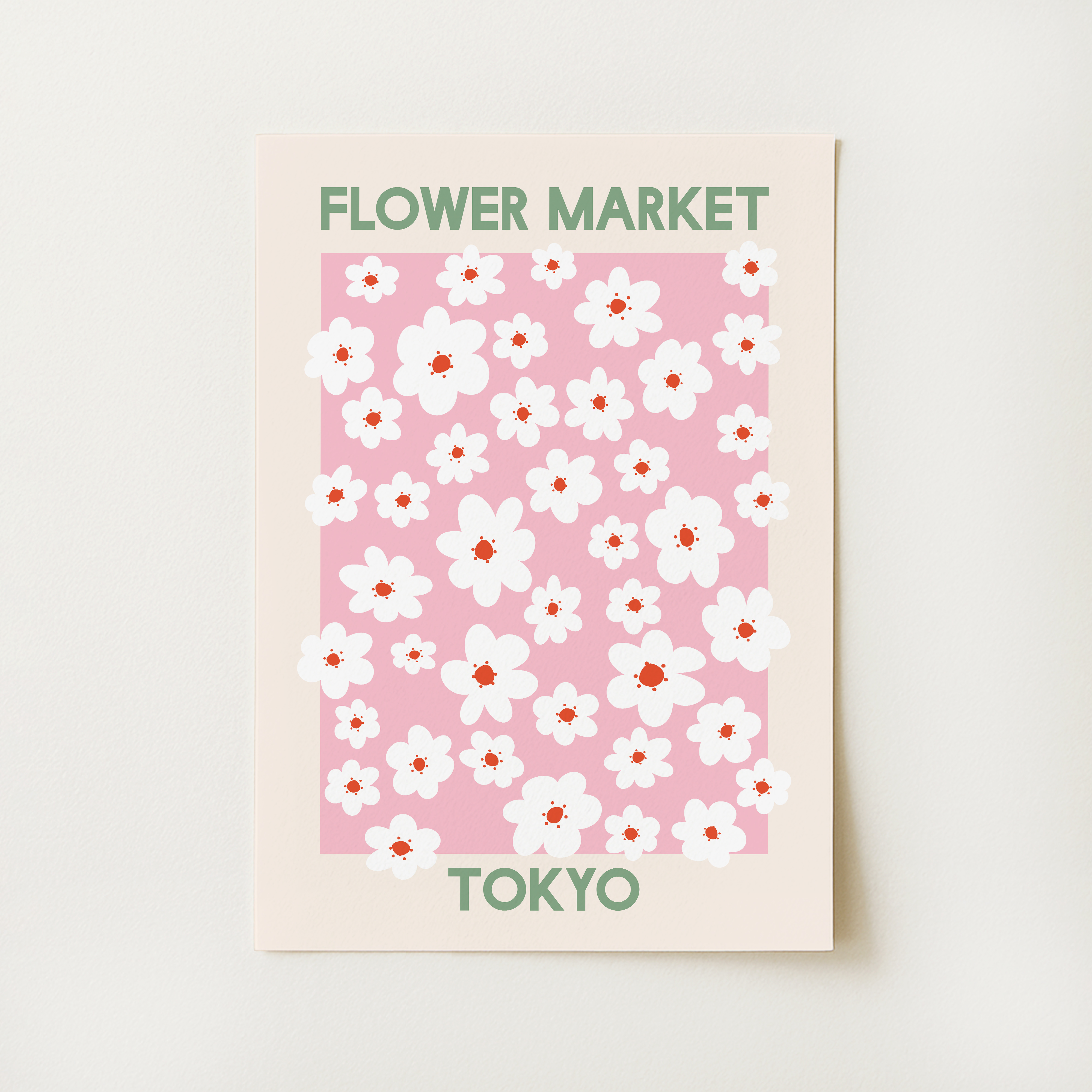 Flower Market Tokyo Print