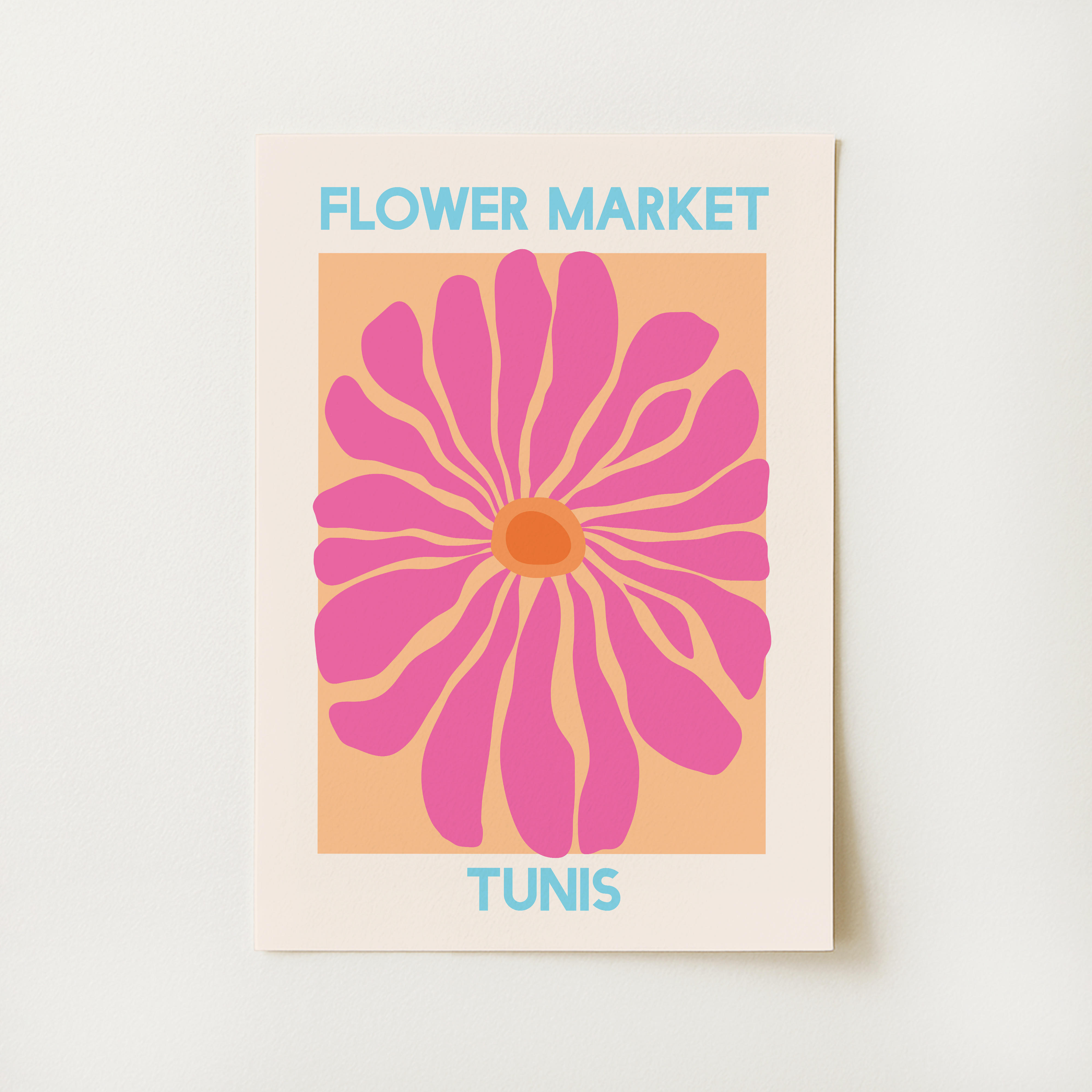 Flower Market Tunis Print