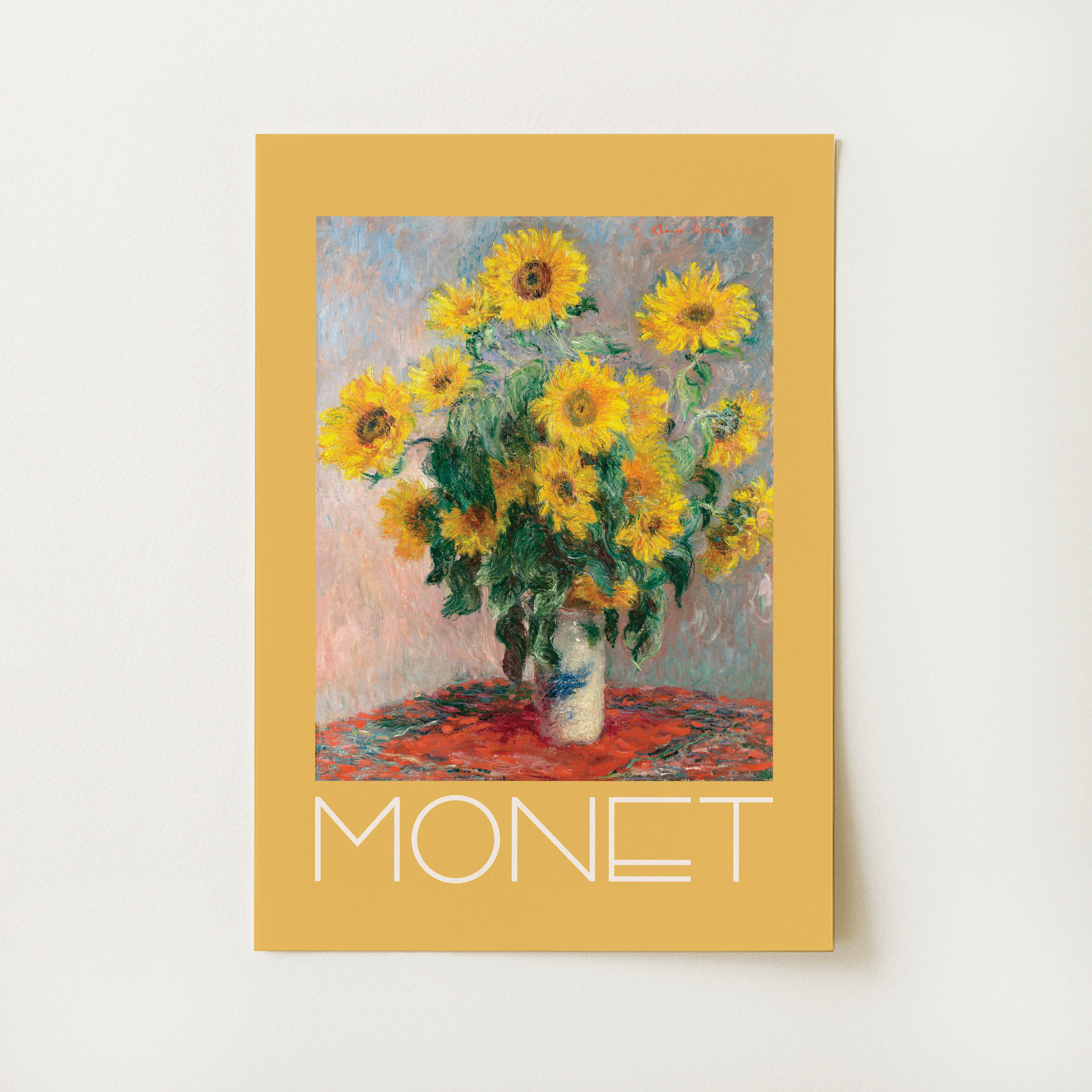Monet Sunflowers Print