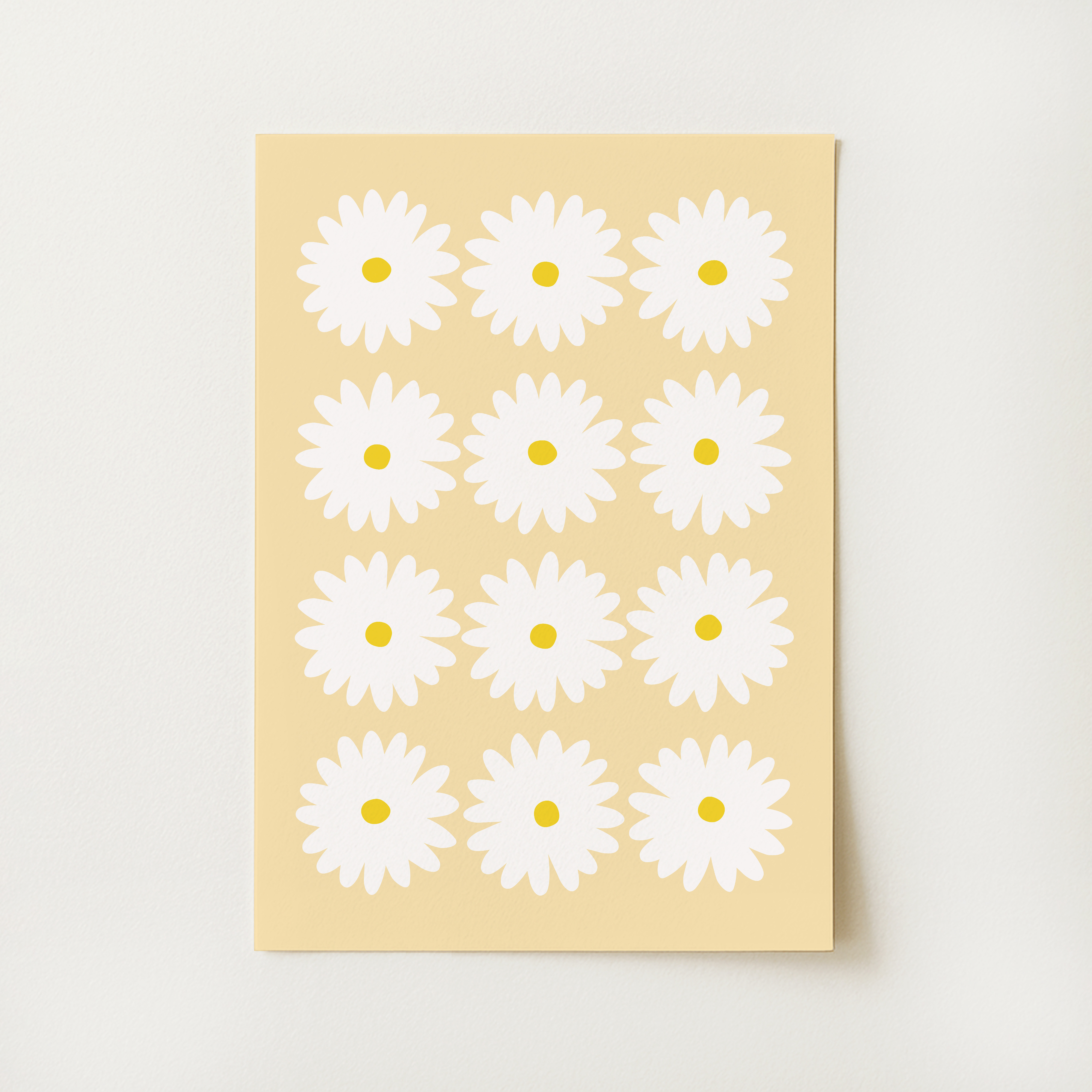 Yellow Daisy Print