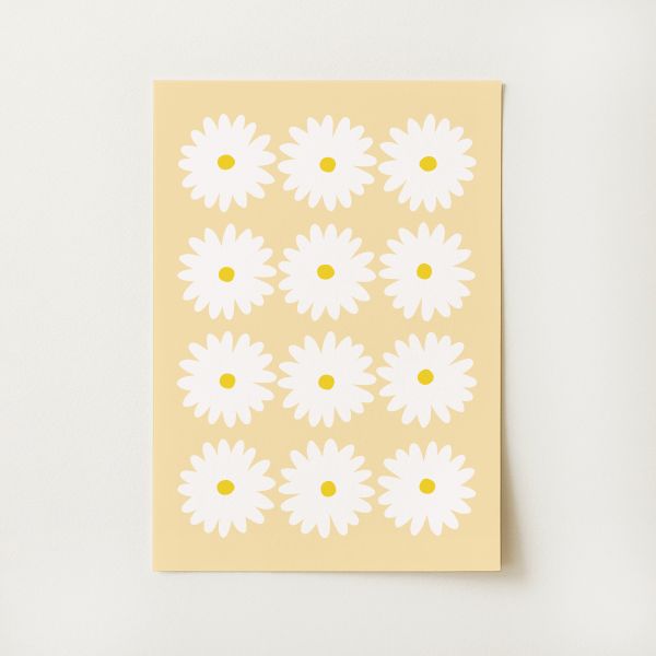 Yellow Daisy Print