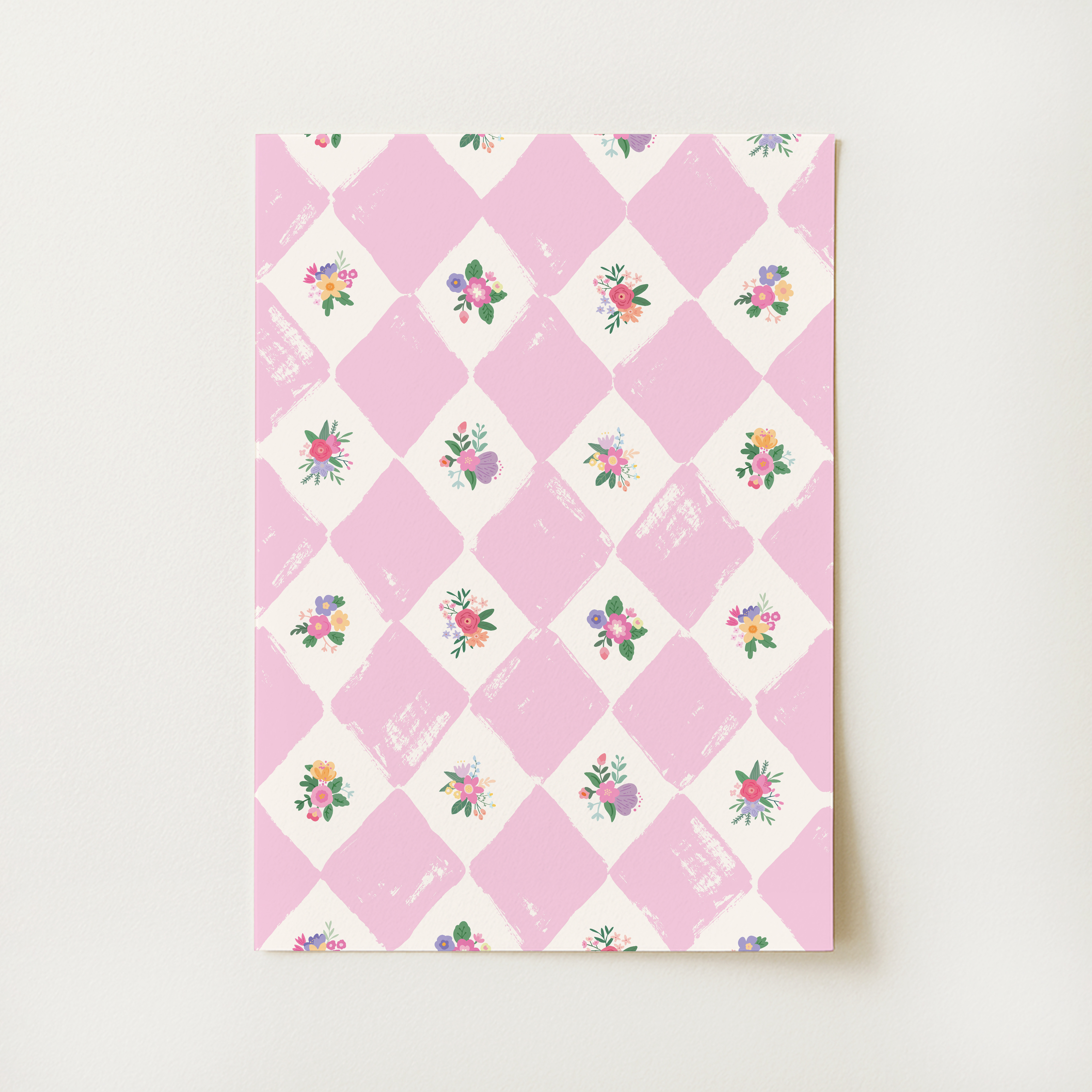 Vintage Floral Pattern Print