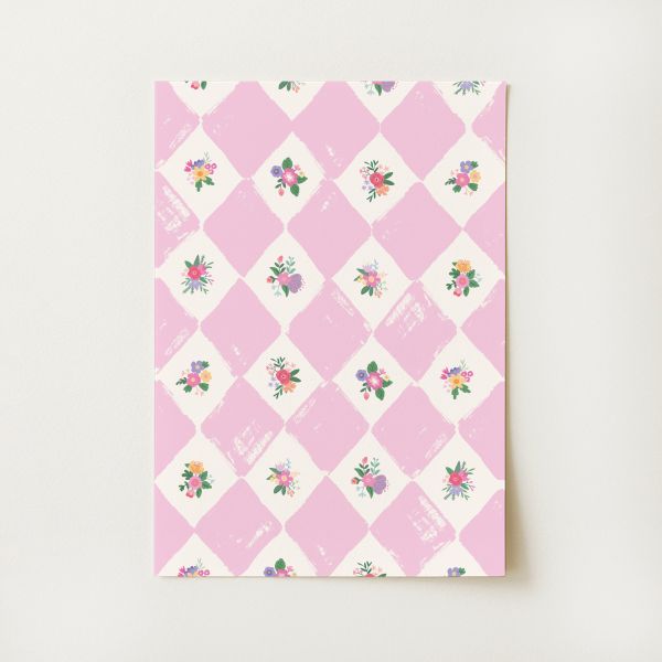 Vintage Floral Pattern Print