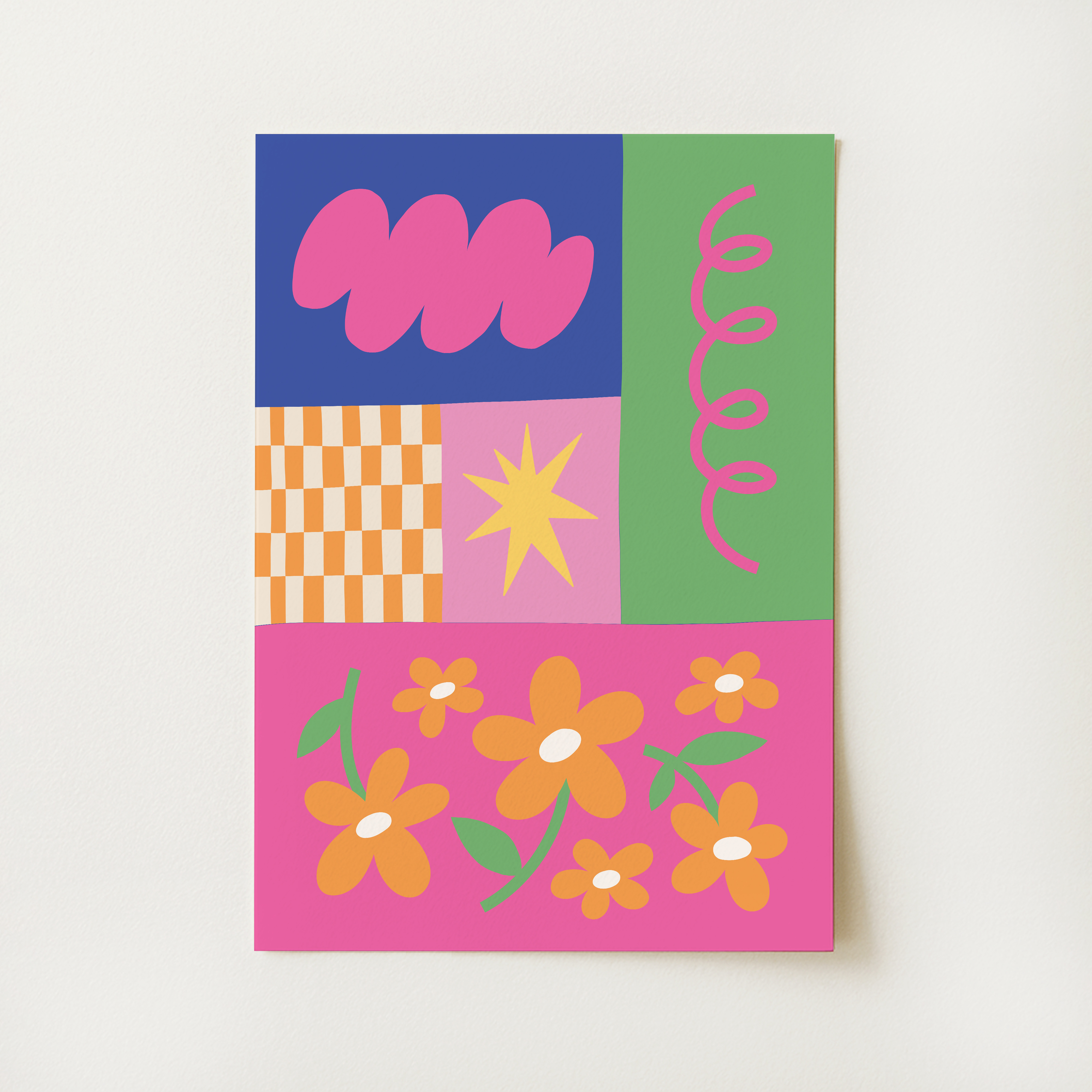 Abstract Floral Print