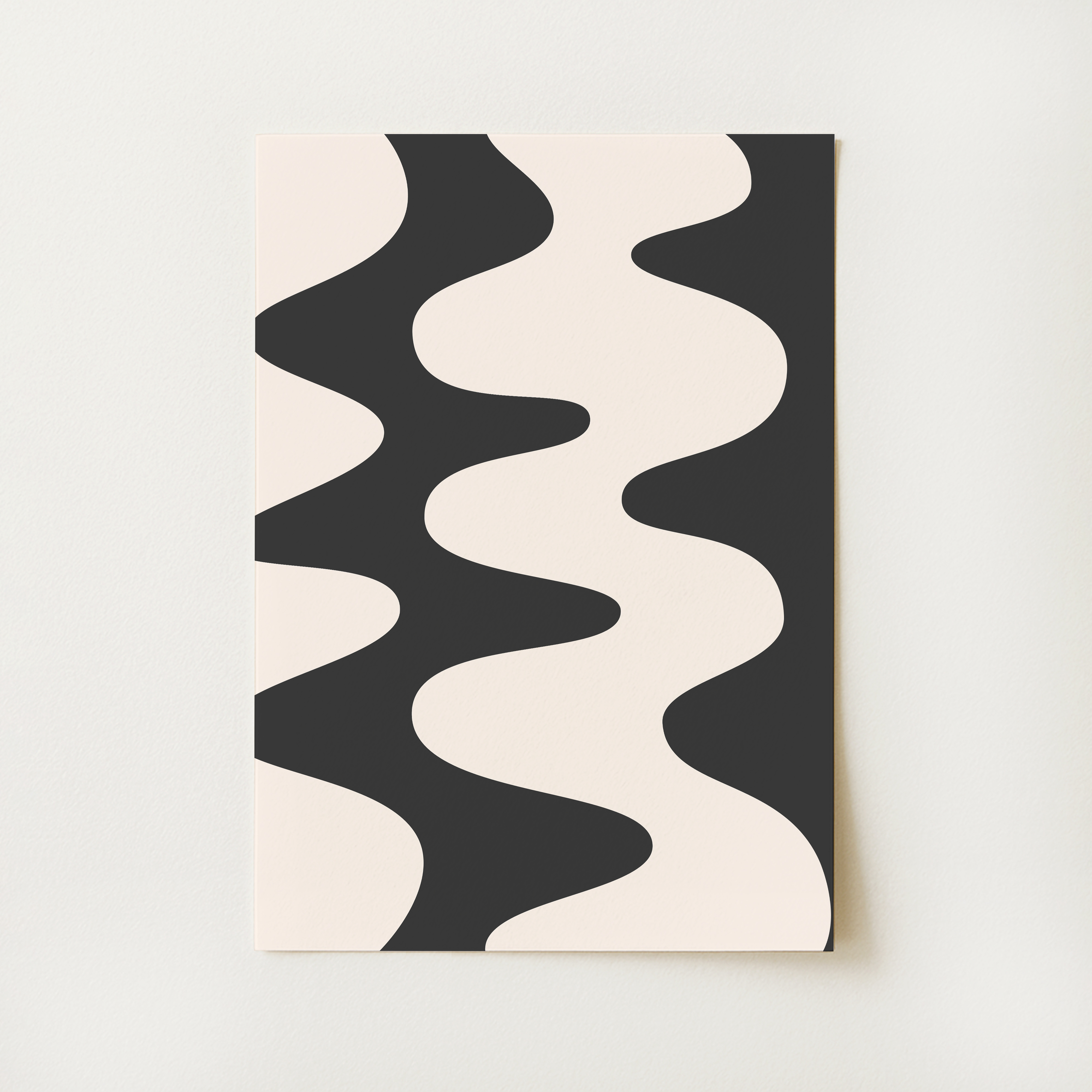 Abstract Wave Print
