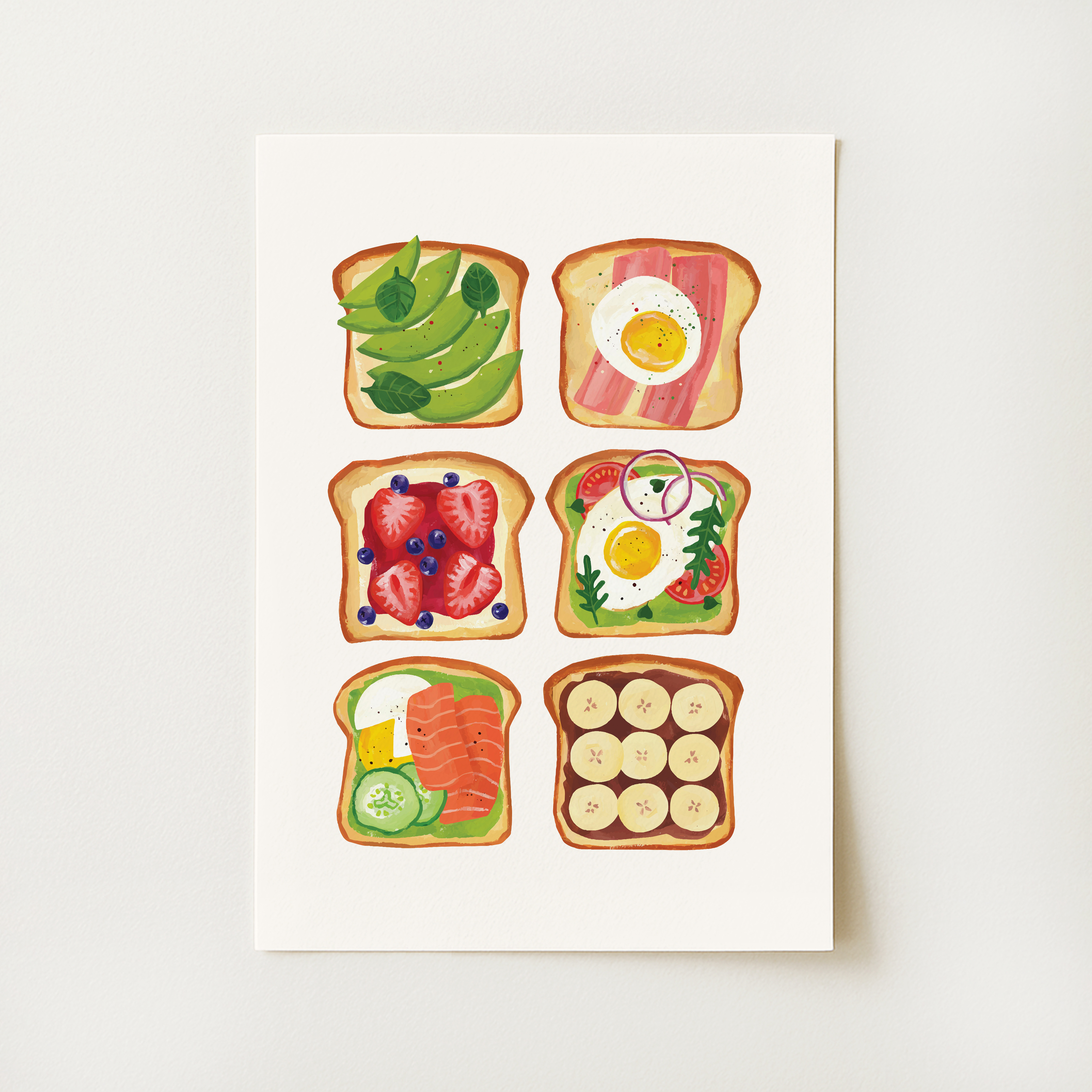 Breakfast Toast Print