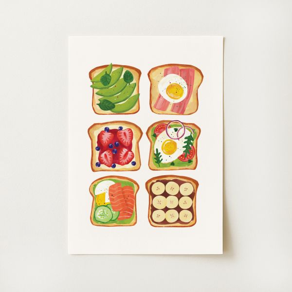 Breakfast Toast Print