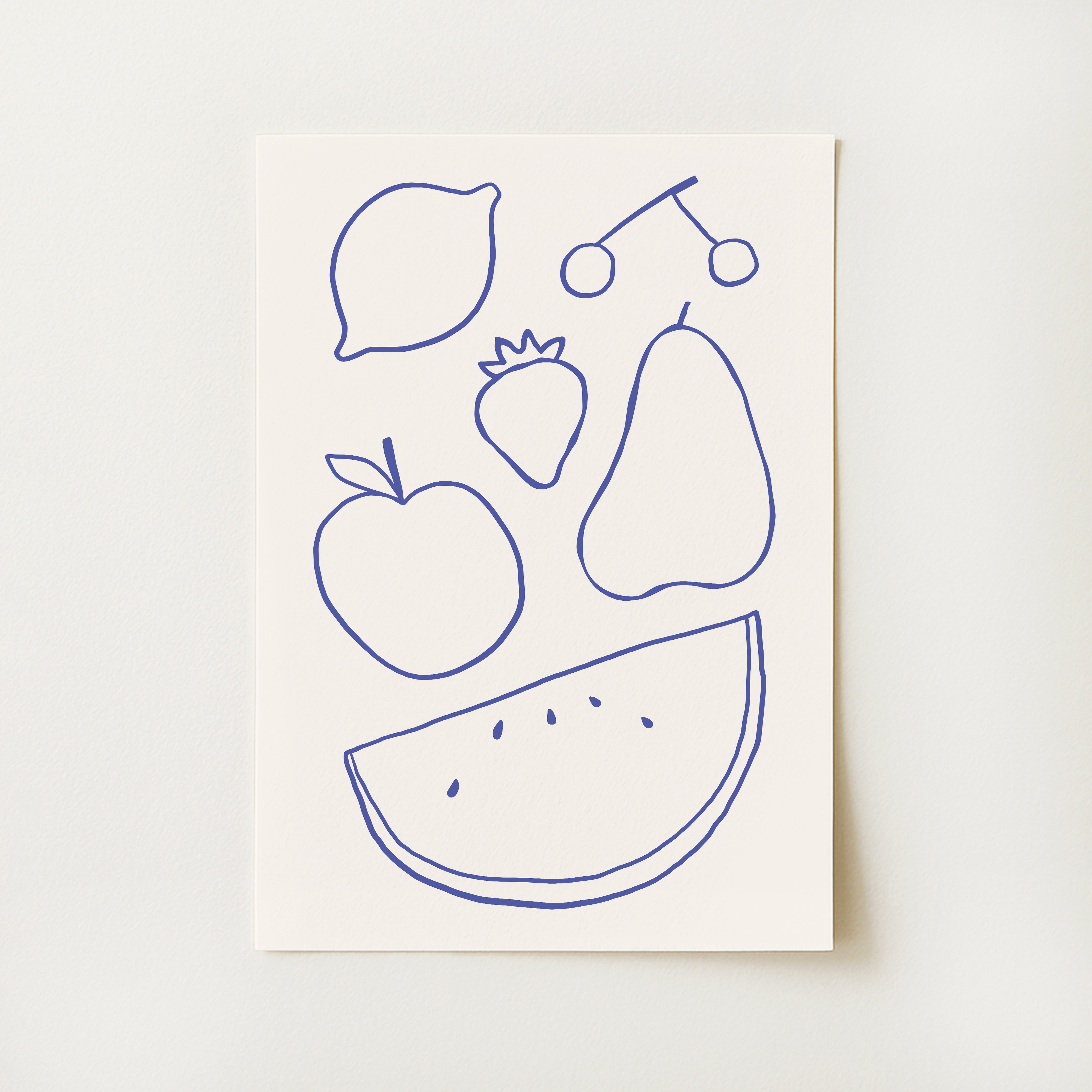 Fruit Line Print