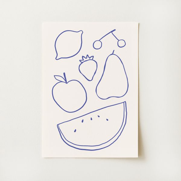 Fruit Line Print