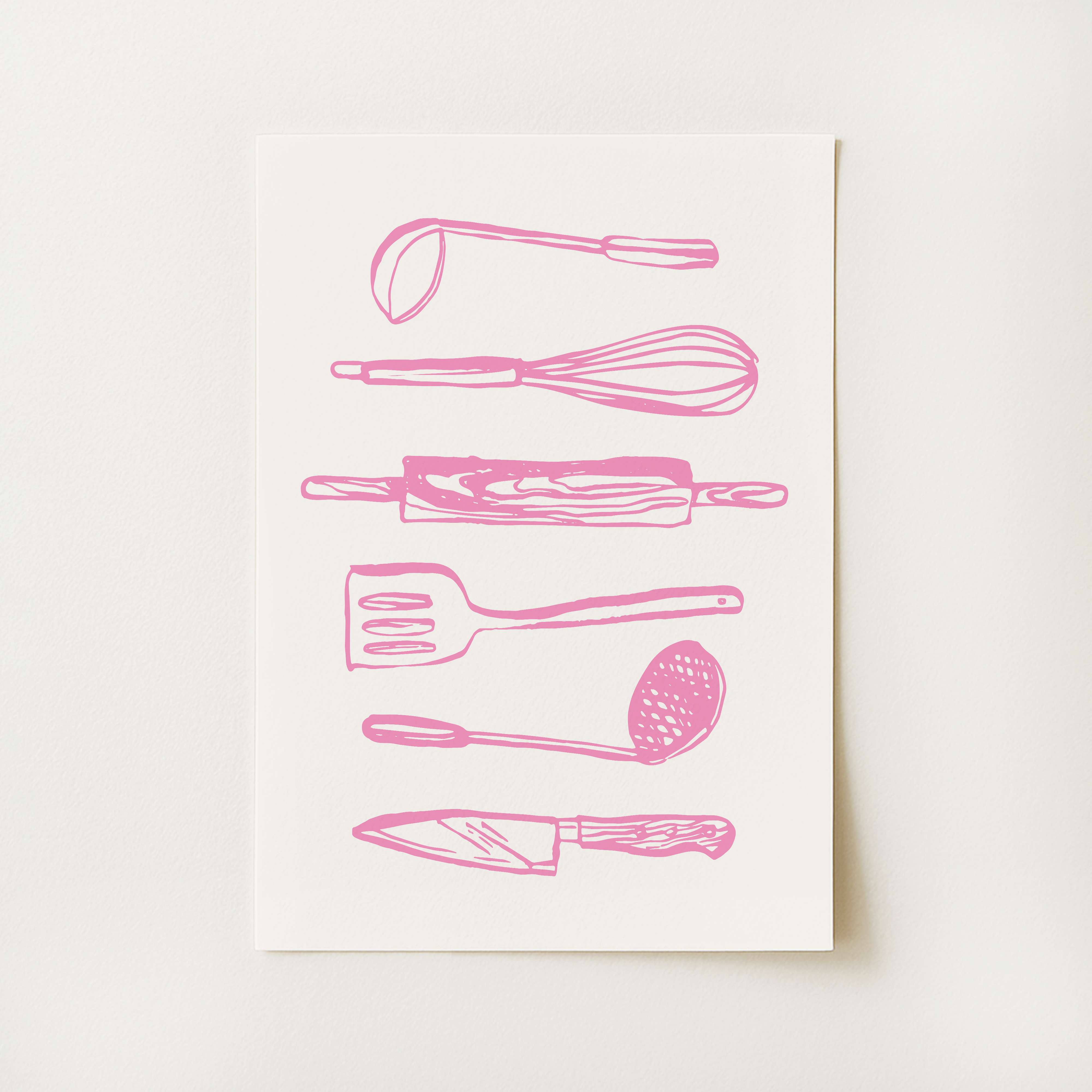 Kitchen Utensils Print