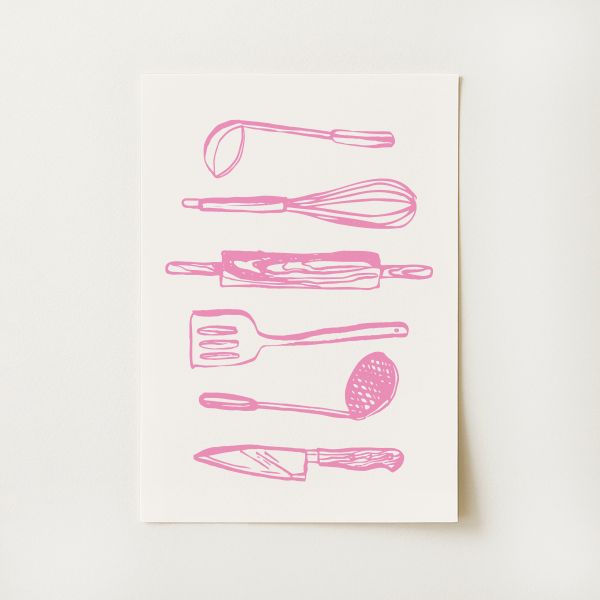 Kitchen Utensils Print