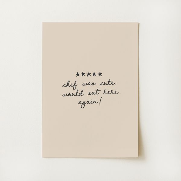 Funny Kitchen Print