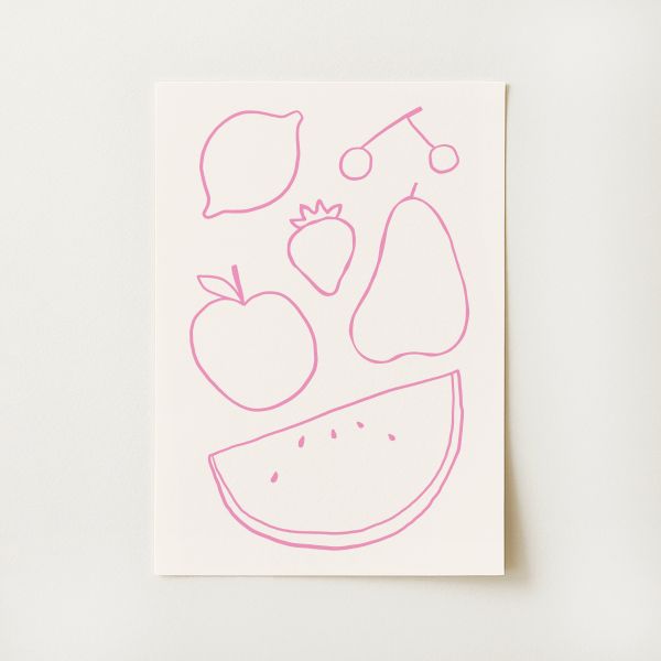 Fruit Line Print