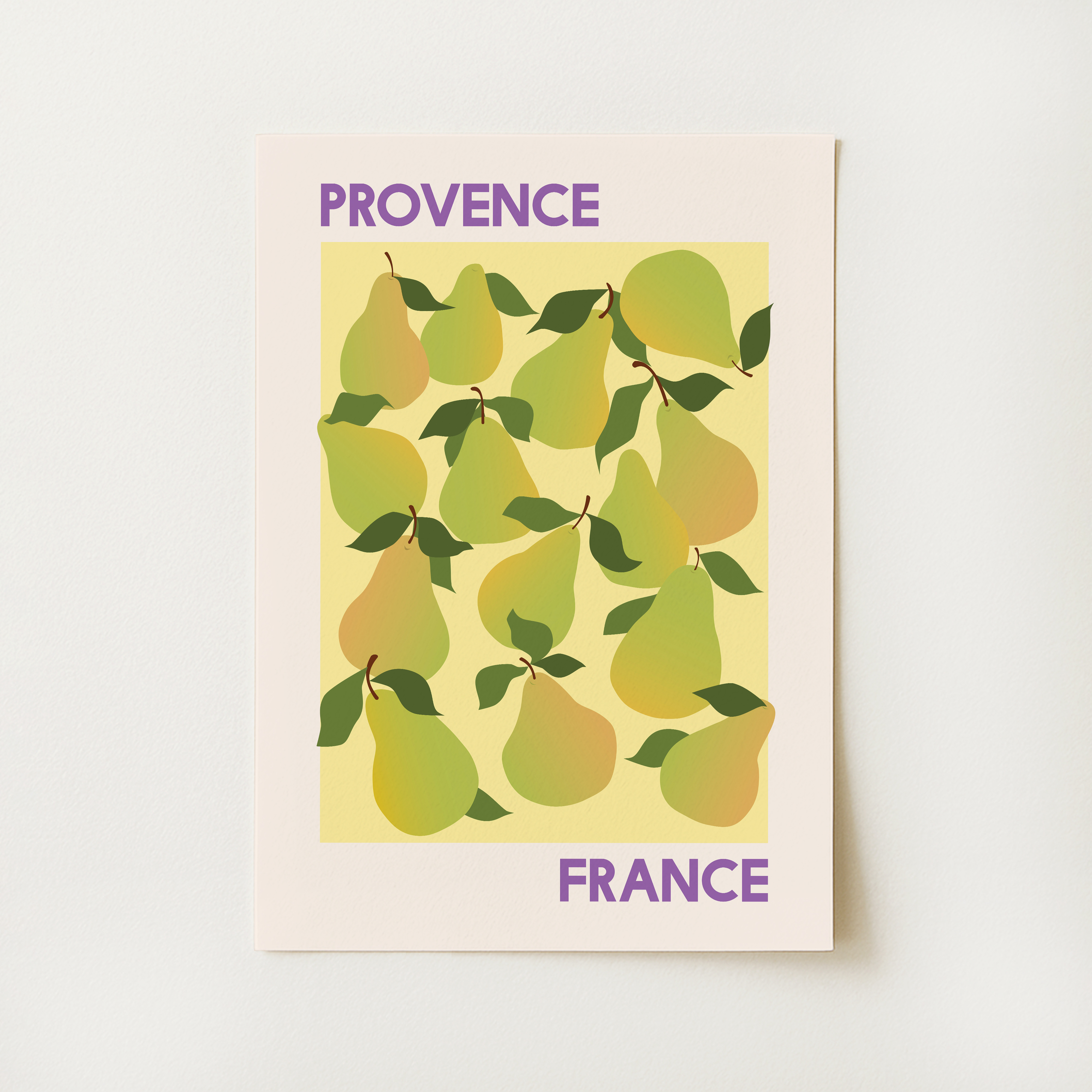 Pears Provence France Print