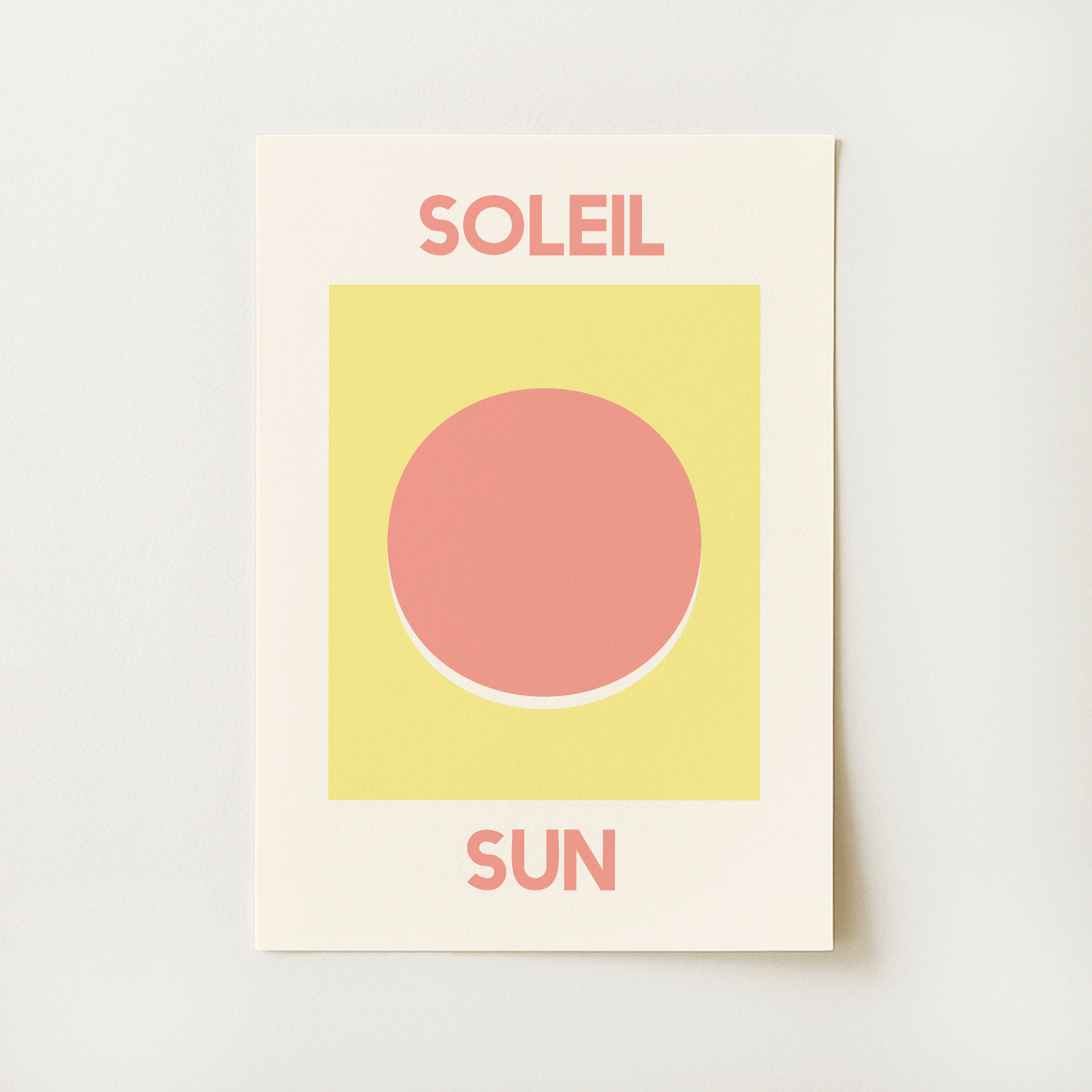 Soleil Sun Print
