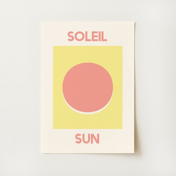Soleil Sun Print