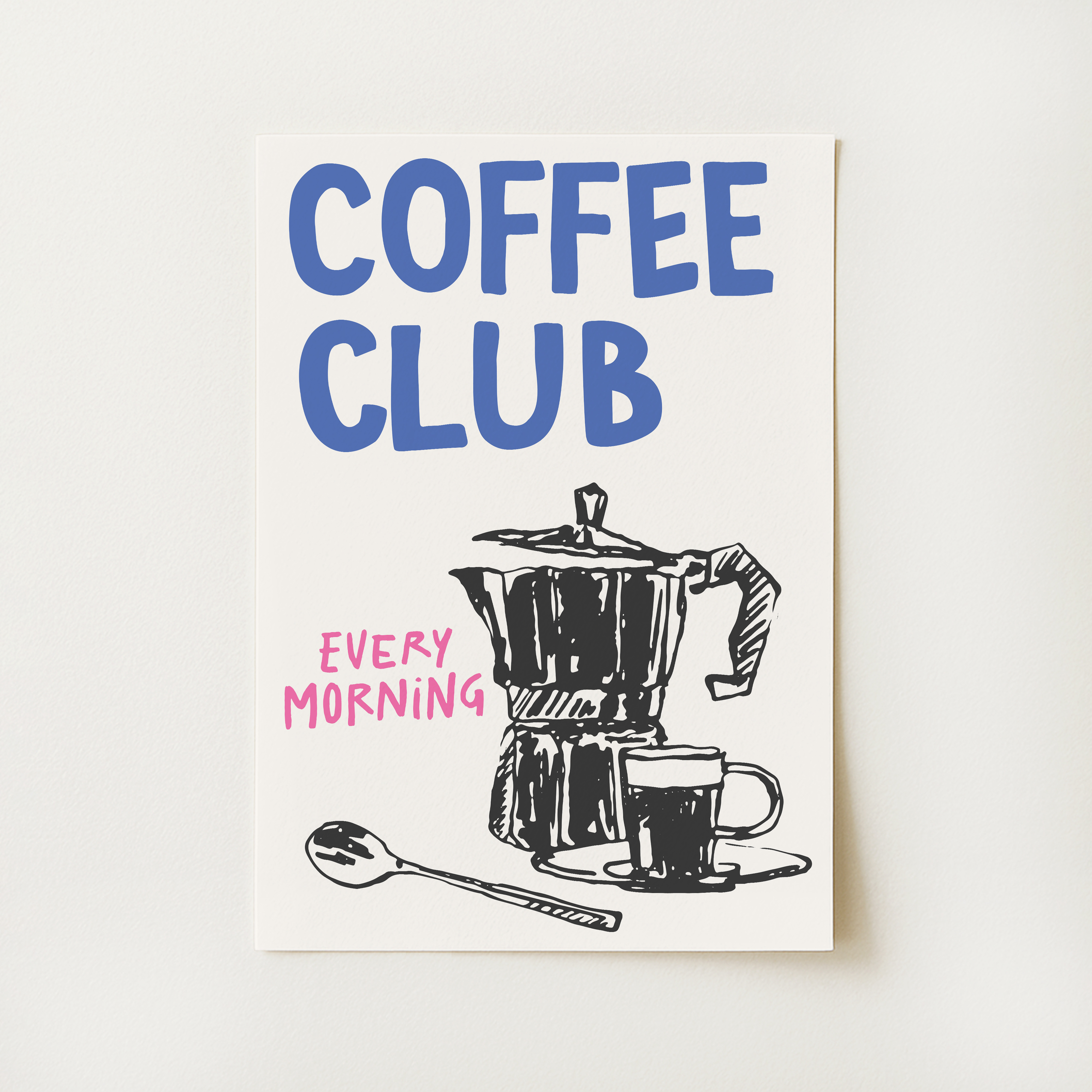 Coffee Club Print